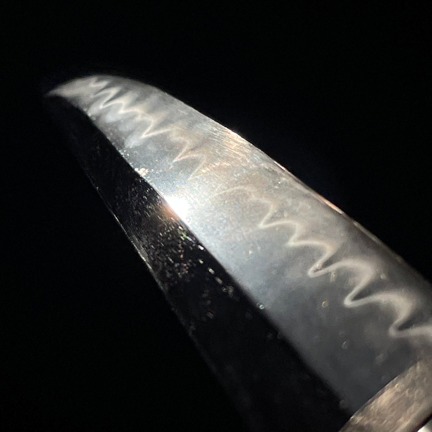 Red Matsushiro Koshirae TANTO, Rare Style blade,  Brass Fittings