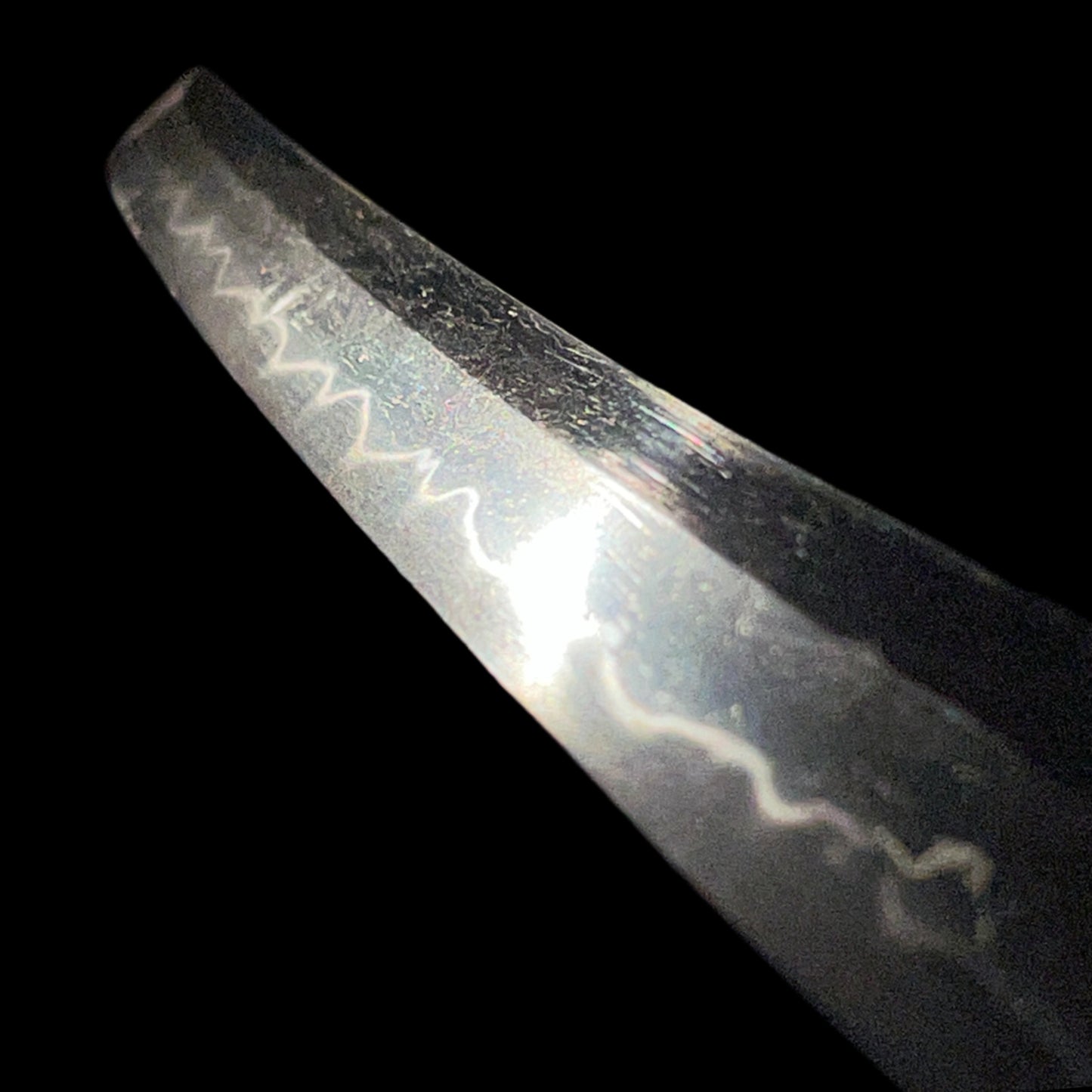 Short Wakizashi, Amidayasuri Tsuba, Edo period mumei