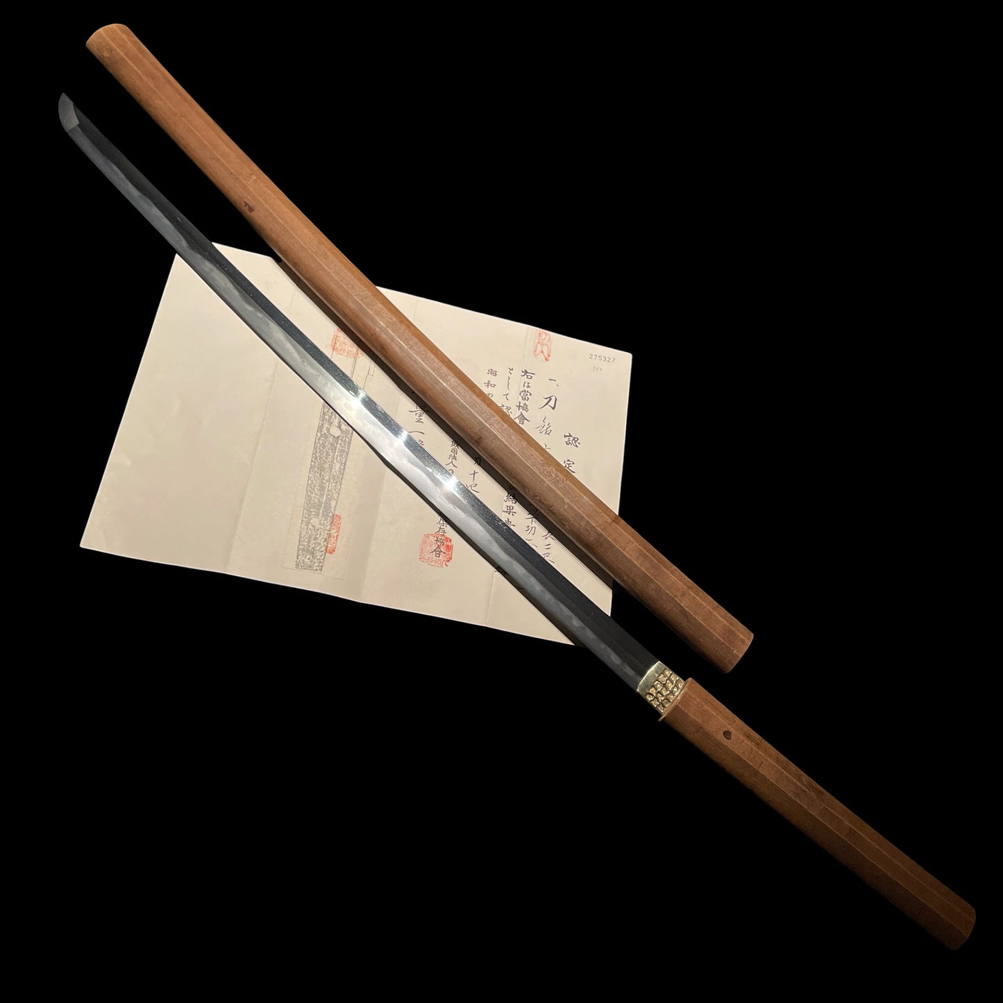 Shinshuju Sukemune 信州住助宗 KATANA, Edo period, NBTHK Certificate