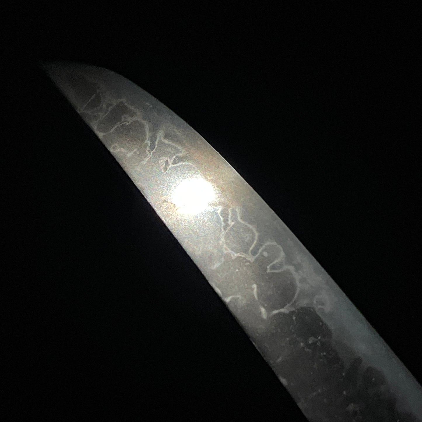 HITATSURA 皆焼 Wakizashi, Dragonfly Tsuba, Family crest Scabbard, Muromachi period mumei