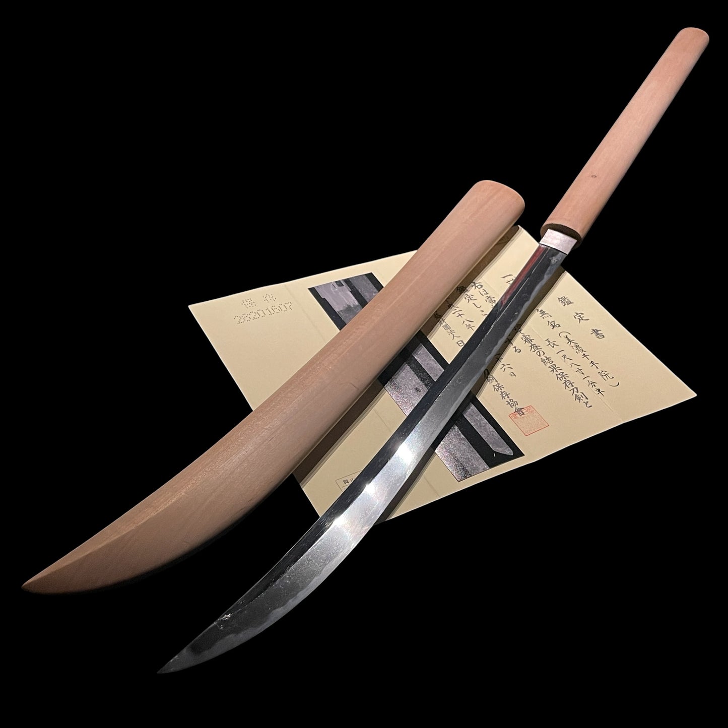 Mino Snjuin 美濃千手院 Long NAGINATA, NBTHK Certificate, KOTO Muromachi period