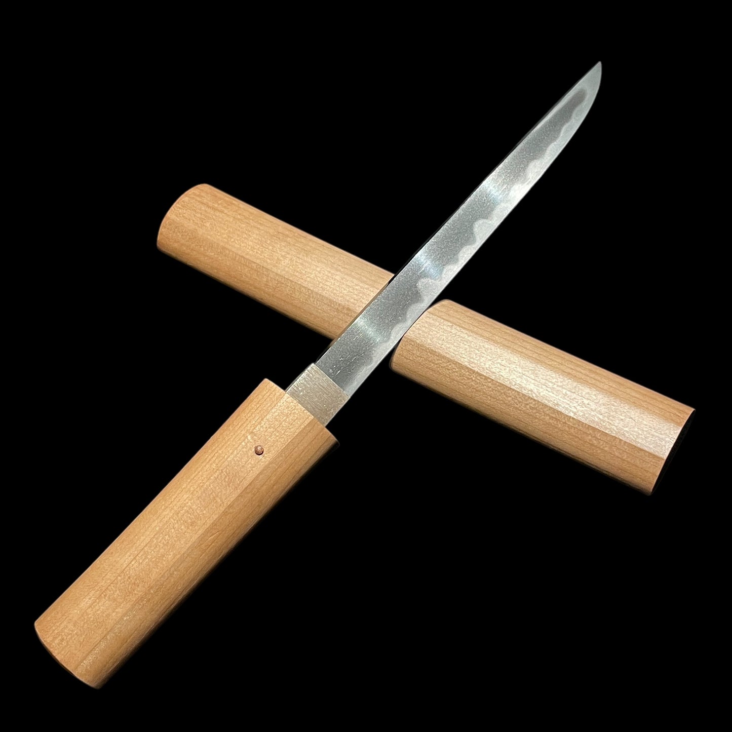 Tanto Kaiken 短刀 懐剣, Togari-Gunome Hamon 尖互目刃文, Edo period mumei