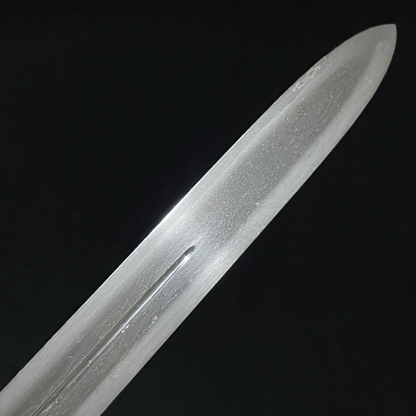Kunisuke 国助 signed Hirasankaku-Yari 平三角槍, Sword Style Shirasaya, Edo period