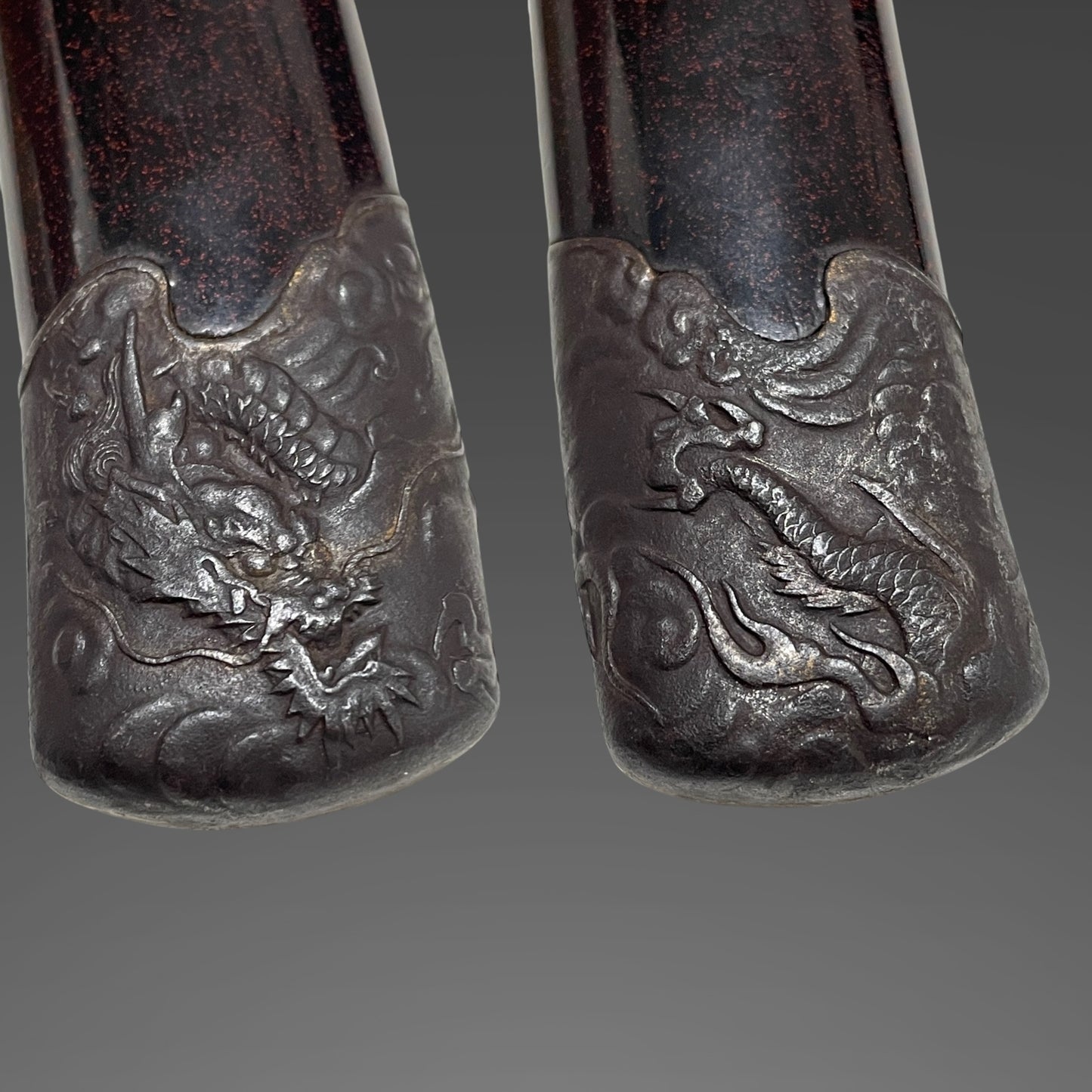 Dragon Fittings Unokubi TANTO, Moritsugu 守次 signed, with Kozuka, Late Edo period