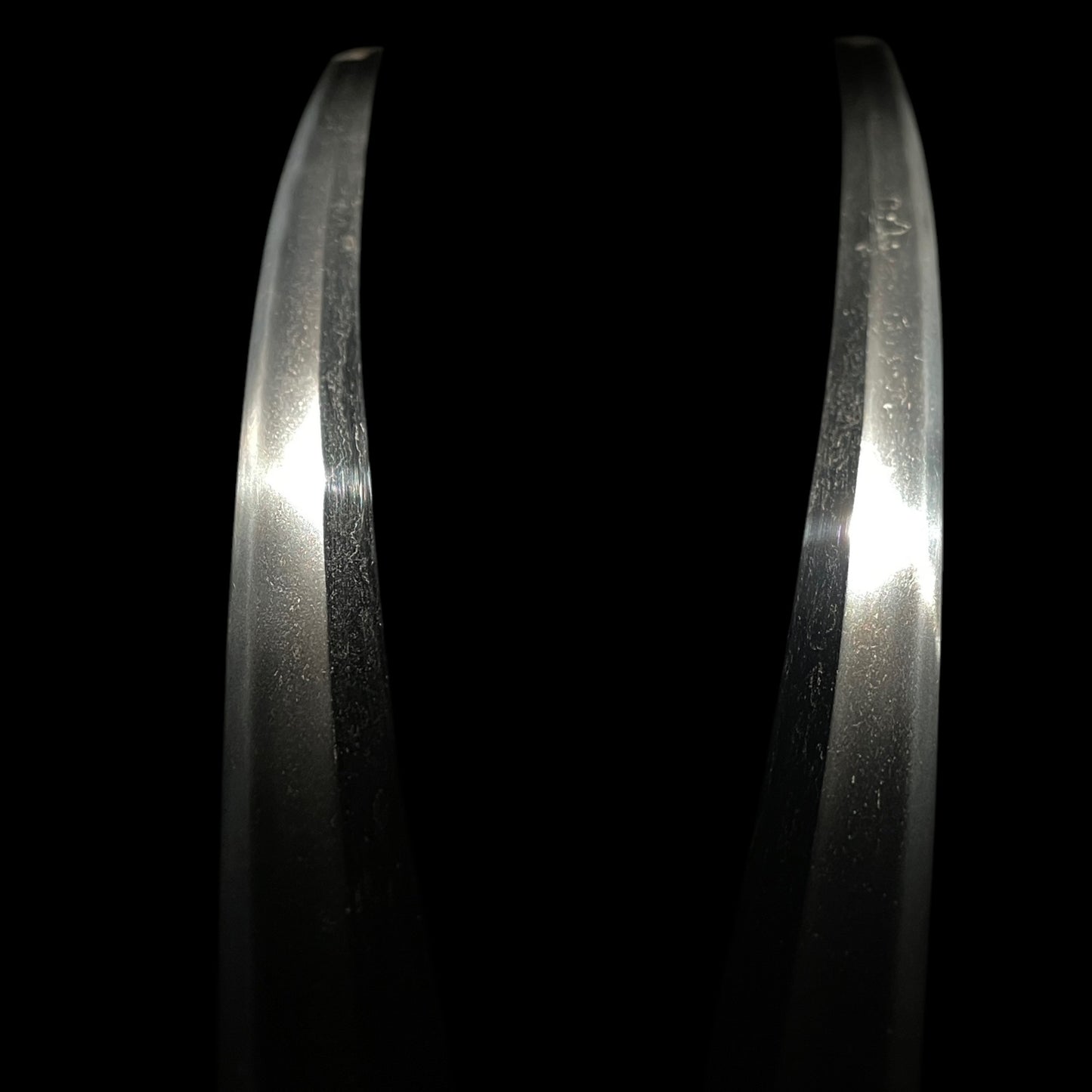 Handachi Koshirae 半太刀拵鉄一作金具 WAKIZASHI, Iron Large Menuki, Munehisa 宗久 signed