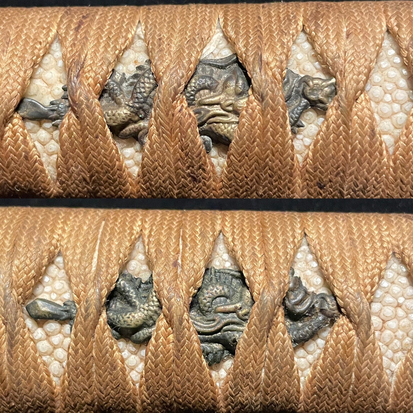 Long Hirazukuri Wakizashi, Kanemoto 兼元 signed, Dragon Fittings with Shirasaya