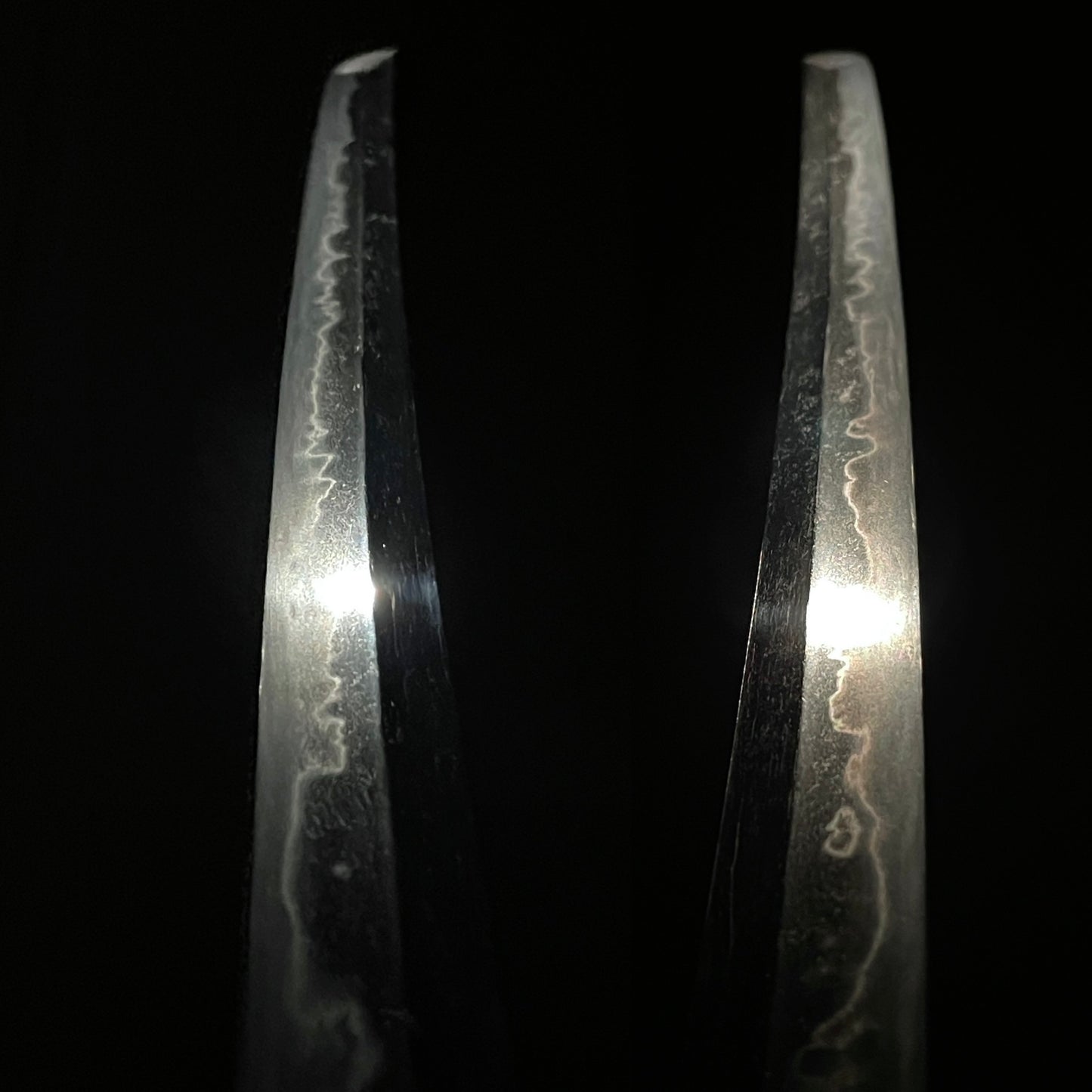Straight Wakizashi, Ginkgo Tsuba 銀杏鍔, Edo period mumei