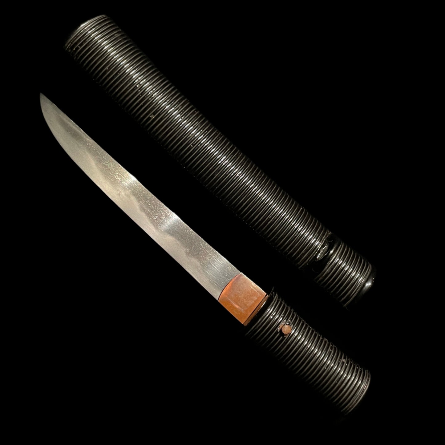 Kizami Aikuchi Koshirae TANTO, with KOZUKA 伊勢大掾光廣 signed