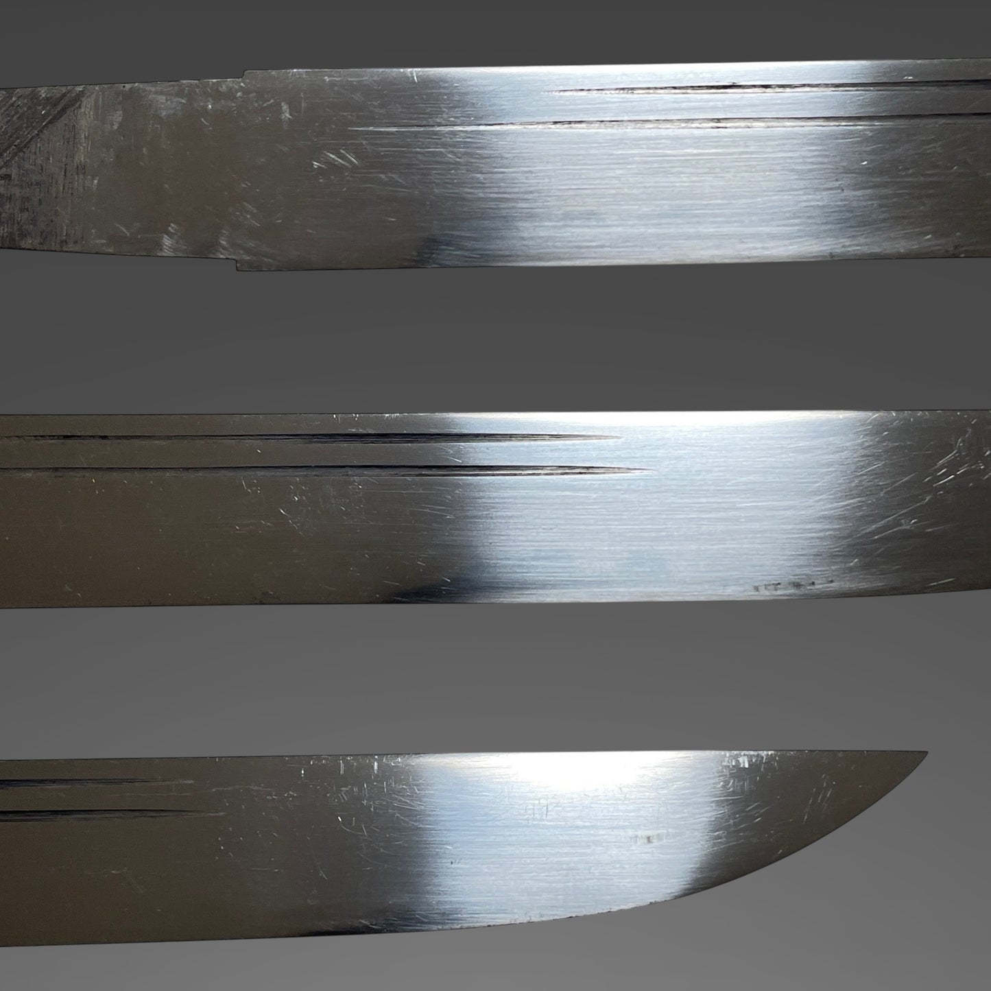 Silver inlay Iron Fittings TANTO, Shishi Menuki 獅子目貫, Edo period mumei