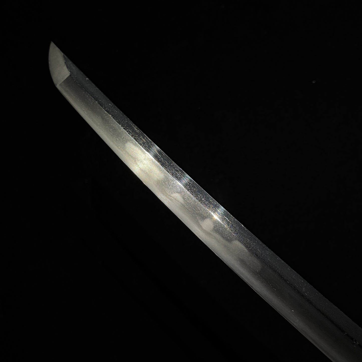 Tobiyaki 飛び焼き Hamon Wakizashi, Muromachi period Oosuriage mumei