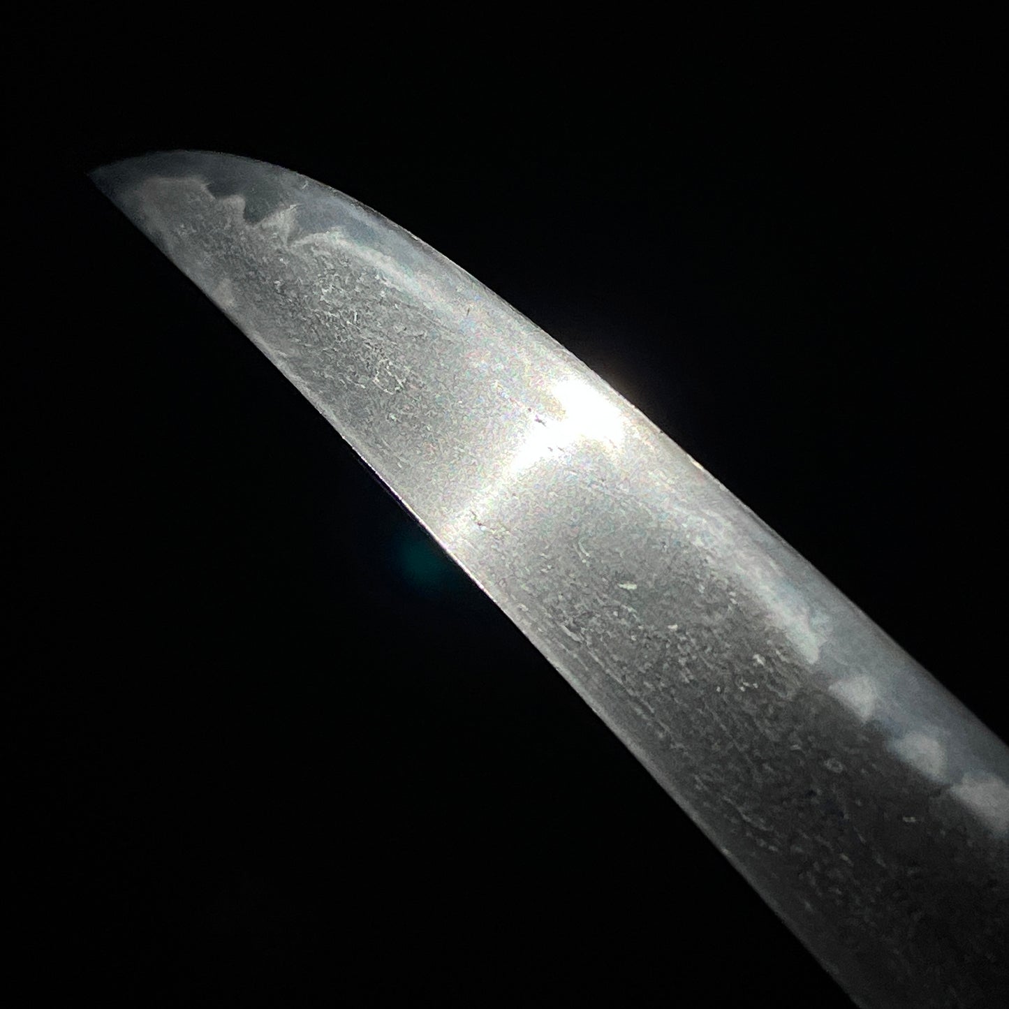Gunome Hamon, Sunnobi-Tanto 寸延短刀, Koshi-hi 腰樋, Late Muromachi period mumei