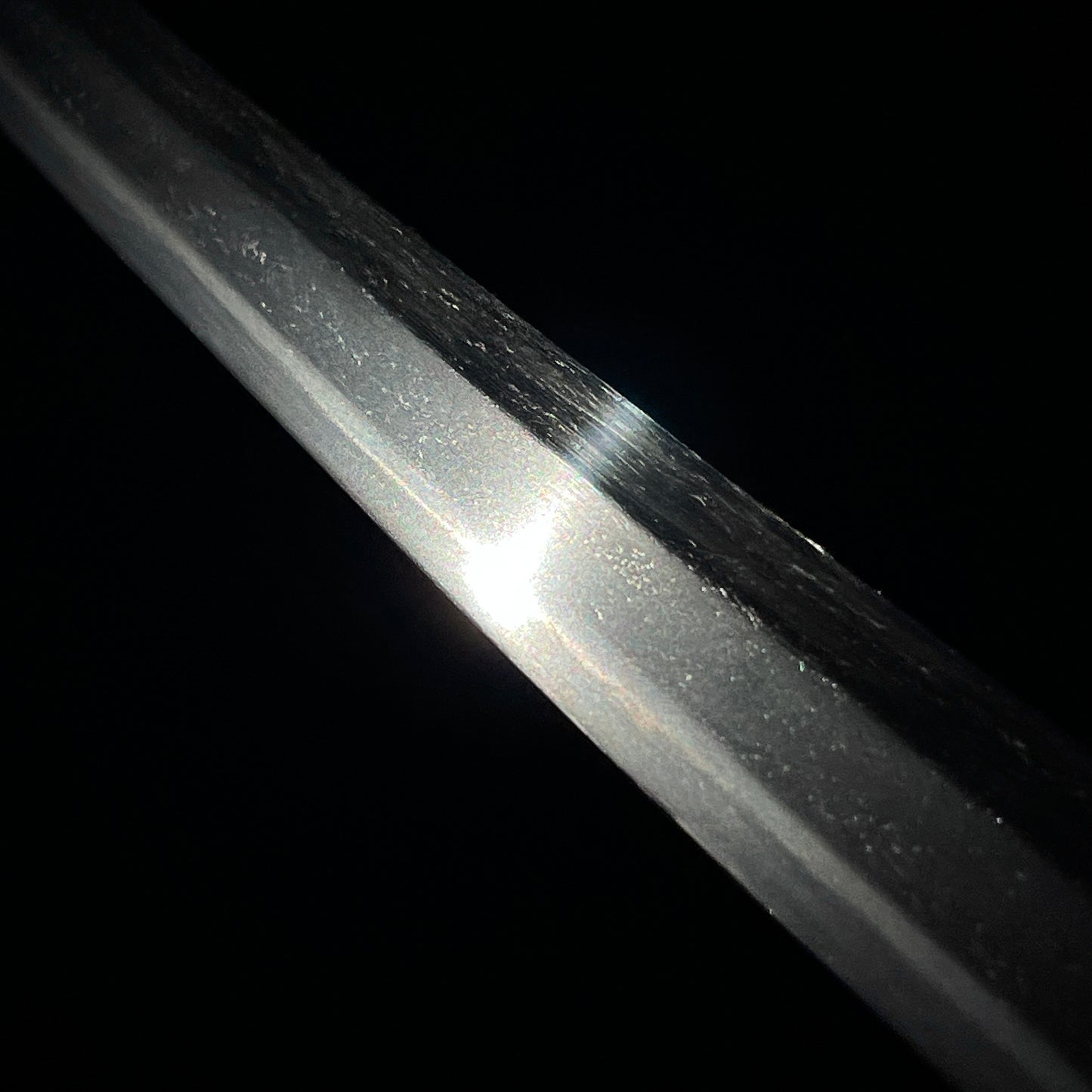 Long Wakizashi, Rare style Silver cover Habaki, Edo period mumei