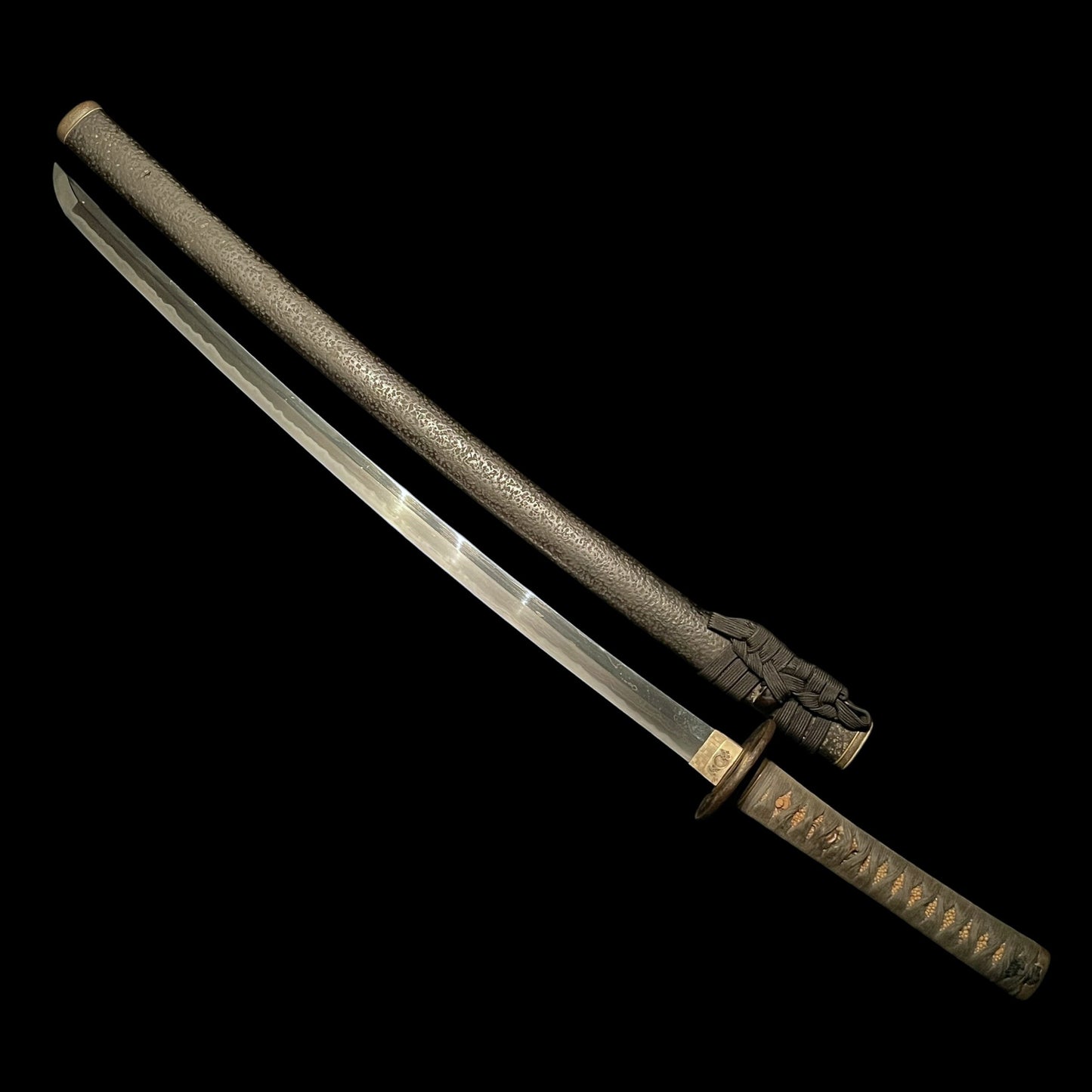 Brass Fittings KATANA, Sekizenjoke Chikanori 関善定家近則 signed, Late Edo period