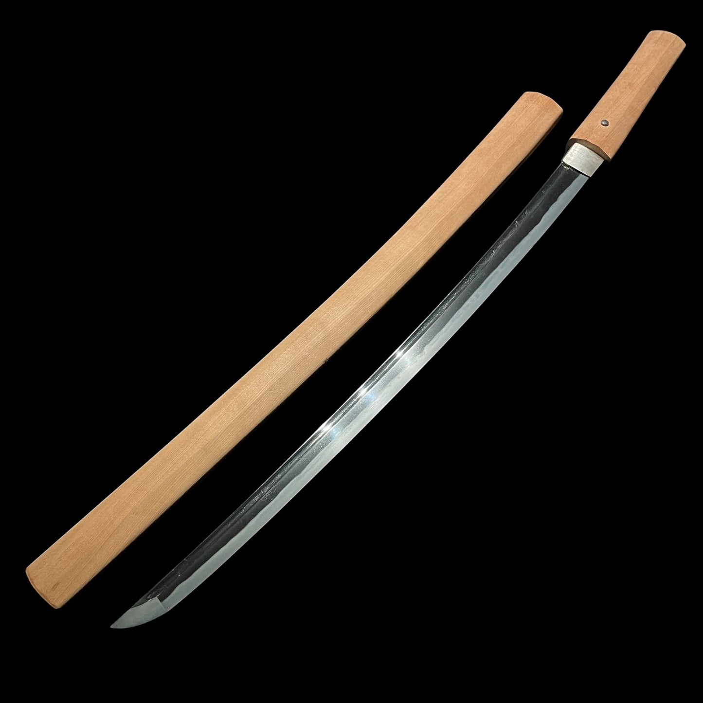 Kakitoshi Long Wakizashi, Bo-hi 棒樋 blade, Edo period mumei