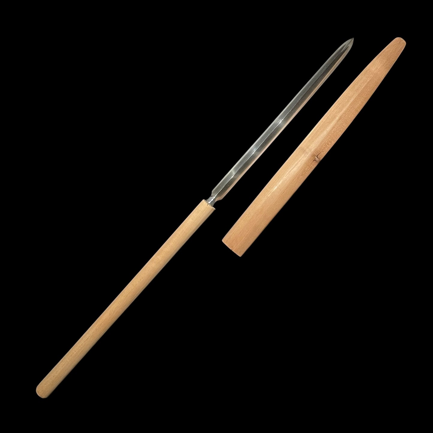 Long Hirasankaku-Yari 平三角槍, Yamashirokokuju Kunishige 山城國住國重 signed, Edo period