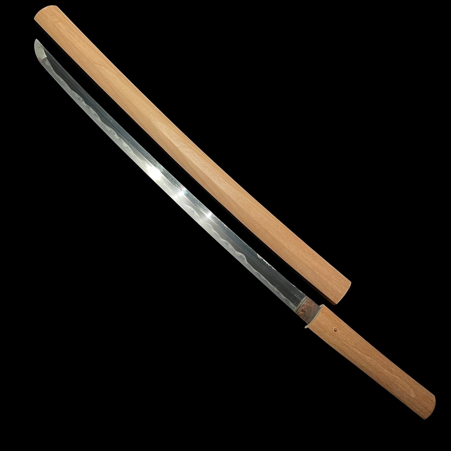 Noshuju Jumyo 濃州住寿命 signed Long Wakizashi, Straight blade, Edo period