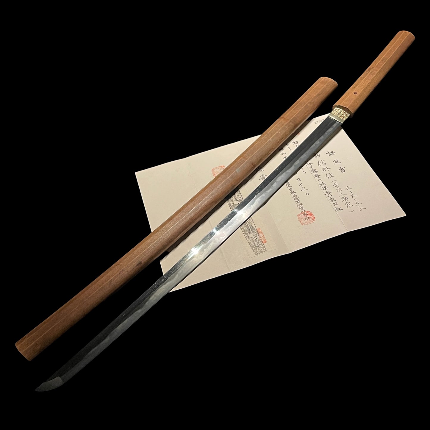Shinshuju Sukemune 信州住助宗 KATANA, Edo period, NBTHK Certificate