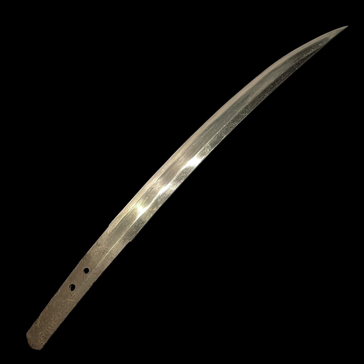 Naginata-Naoshi Style Wakizashi, Chikushuju Sa 筑州住左 signed, Kawamaki Tsuka
