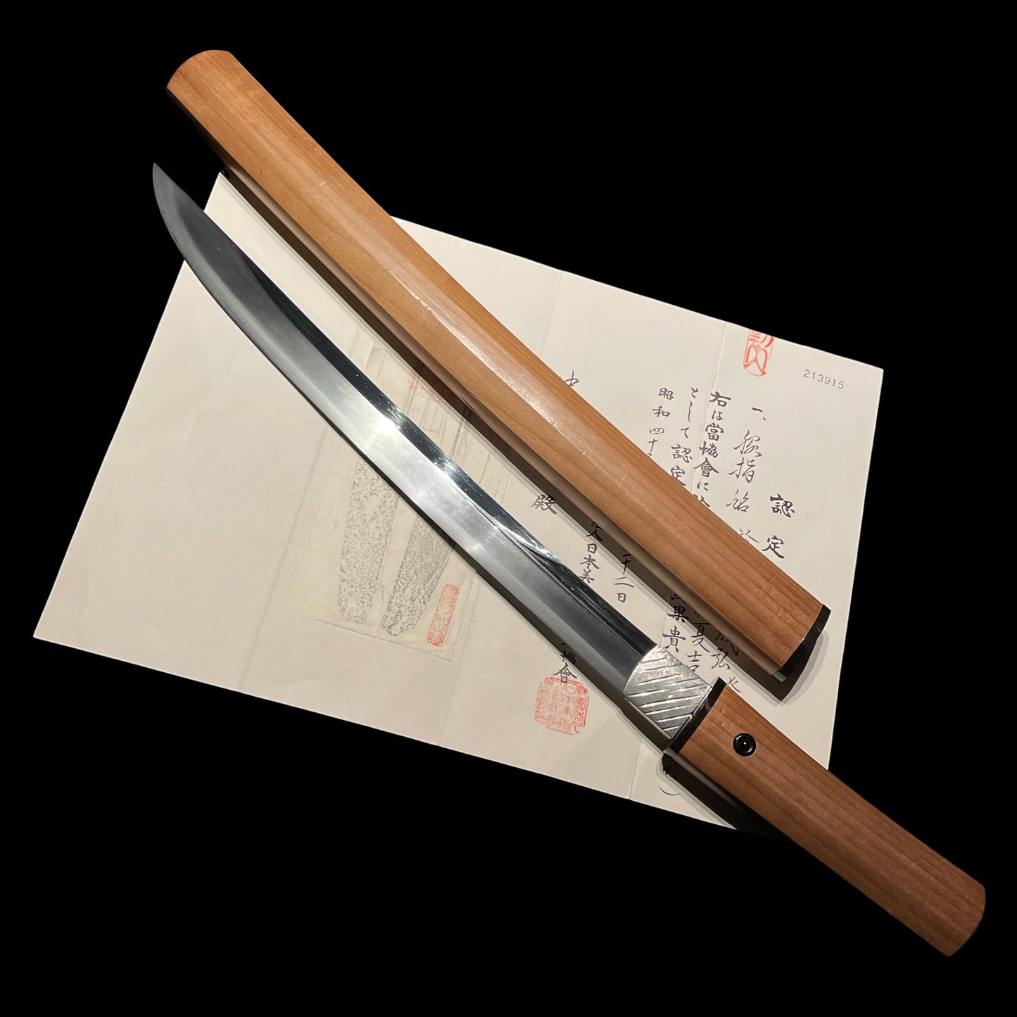 Naginata Naoshi Zukuri 薙刀直造 Wakizashi, Nakayama Ikkansai Yoshihiro 中山一貫斉義弘, Edo period