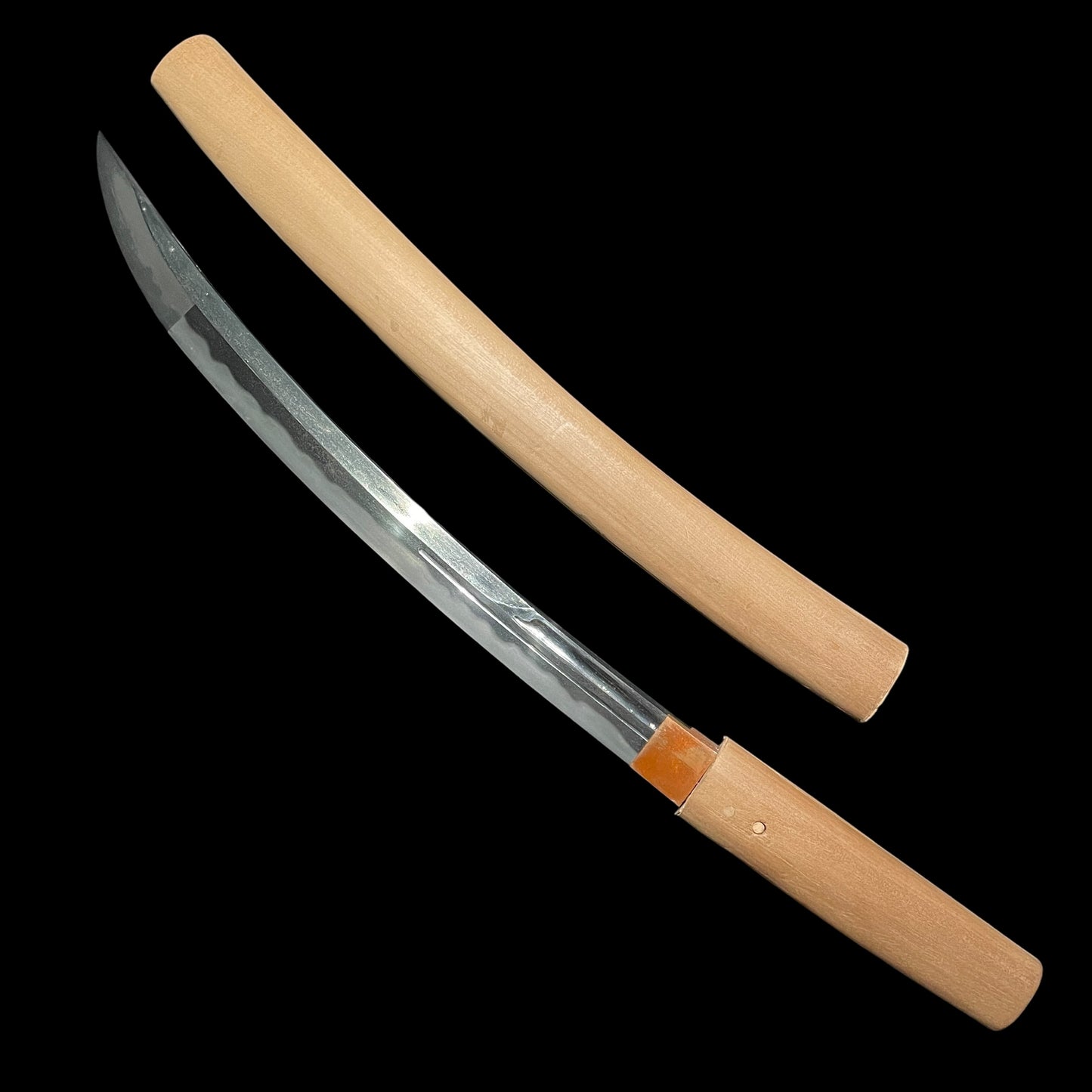 NAGINATA-NAOSHI 薙刀直し, Ookissaki 大切先 Wakizashi, Muromachi period mumei