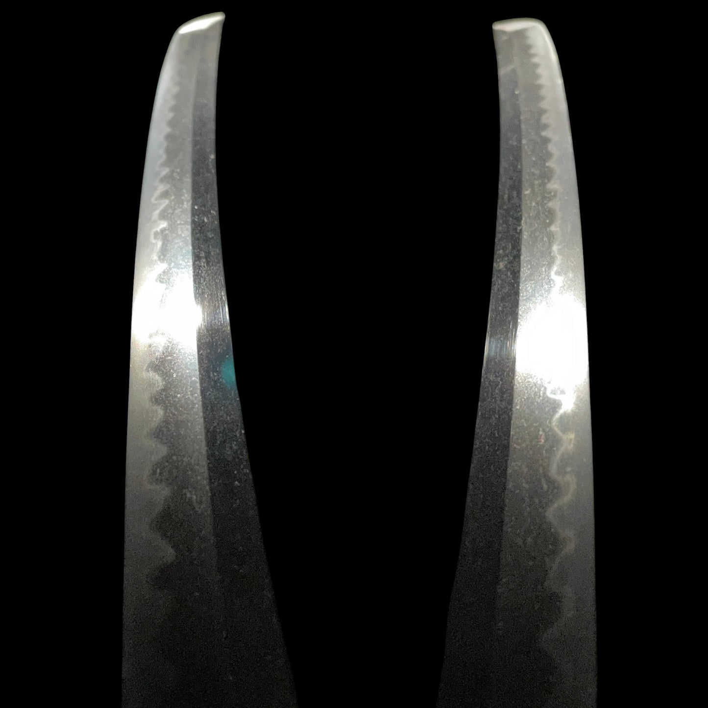 Aogaimijin-Saya 青貝微塵鞘 Wakizashi, Thick Tsuba, Edo period mumei