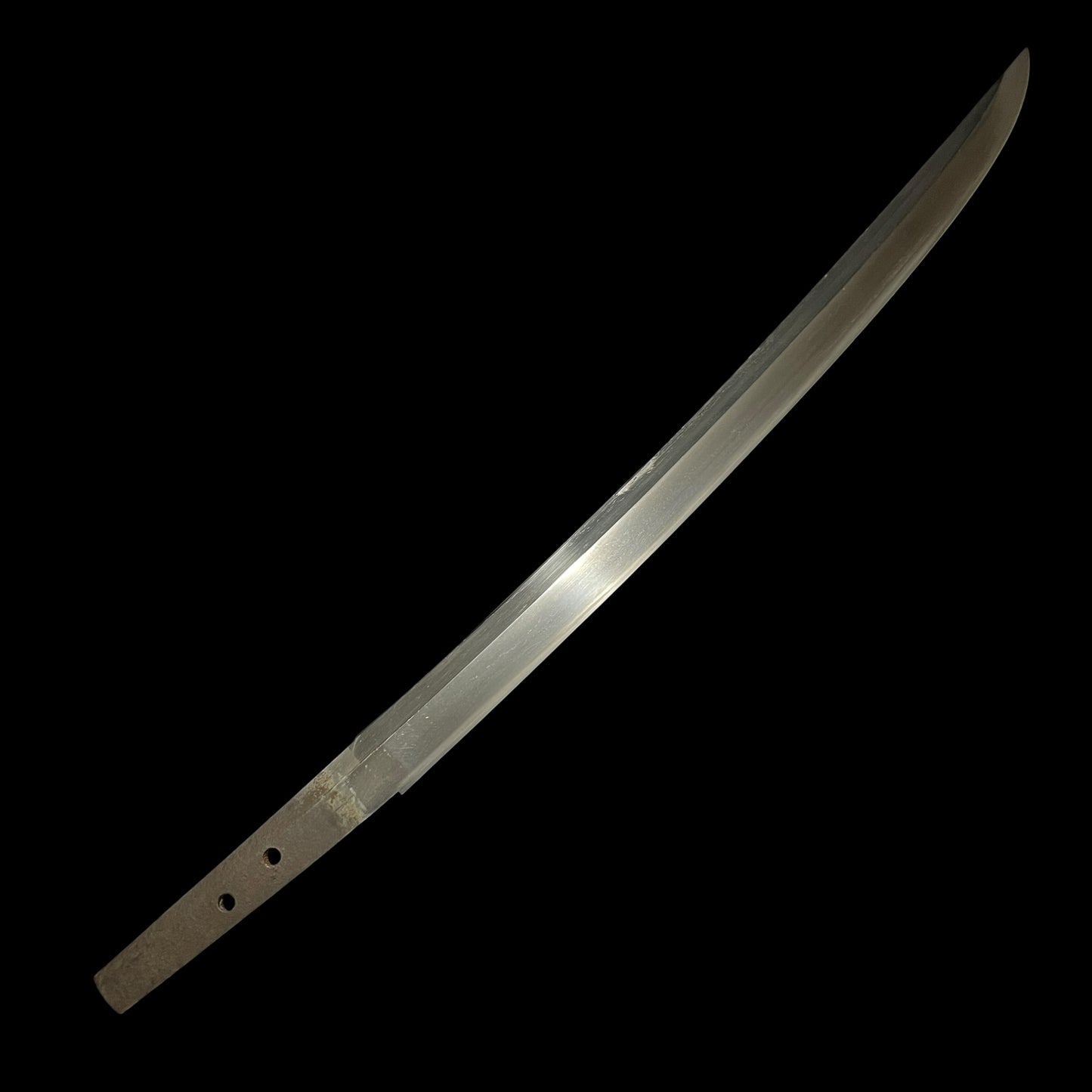 Naginata Naoshi Wakizashi, Kagemakie-Saya 陰蒔絵鞘, Thick Blade, Muromachi period mumei