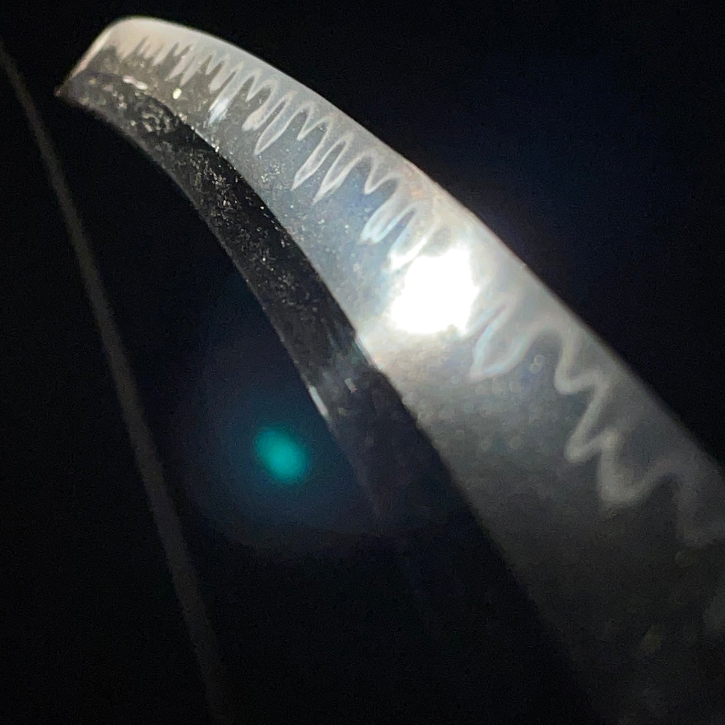 Amazing Gunome-Choji Hamon 互目丁子刃文, Ujifusa 氏房 signed WAKIZASHI, Edo period