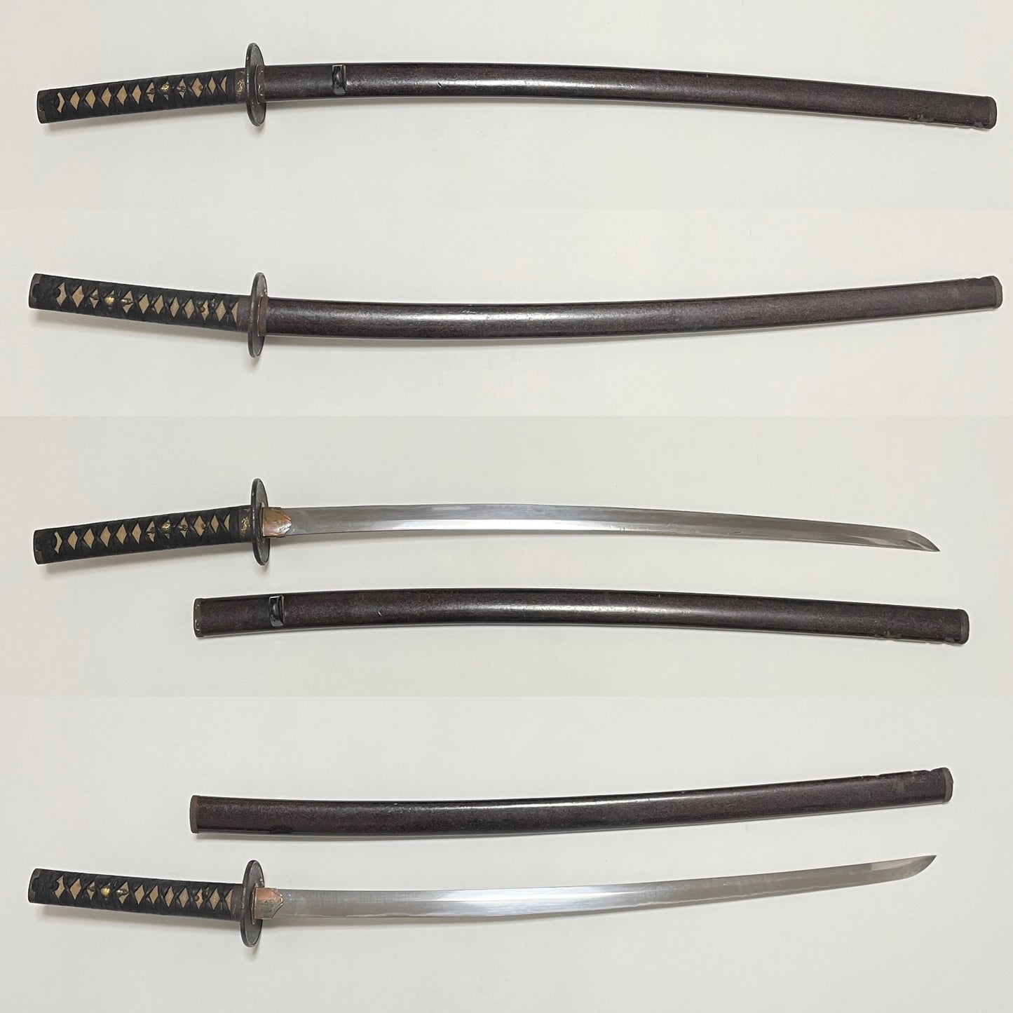 KOTO Katana Muromachi period mumei, Iron Fittings Practical Koshirae