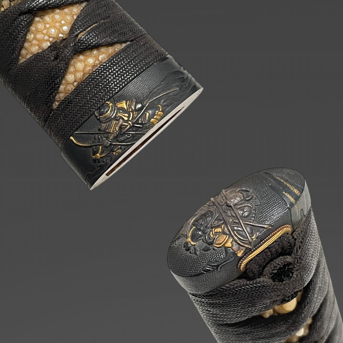 Osafune Yasumitsu 長船安光 signed WAKIZASHI, Samurai Fuchikashira, Muromachi period