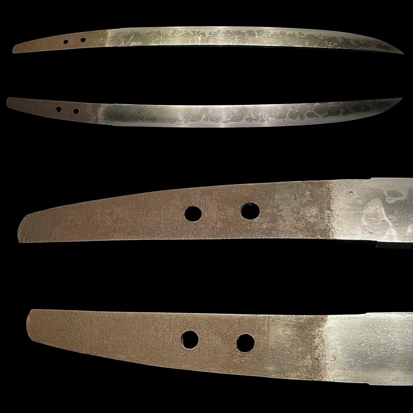 HITATSURA 皆焼 Wakizashi, Dragonfly Tsuba, Family crest Scabbard, Muromachi period mumei