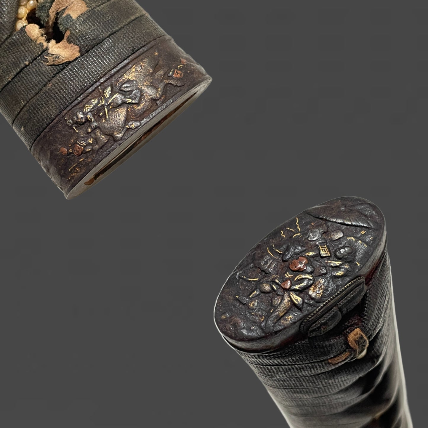 Yamatodaijo Fujiwara Masanori 大和大掾藤原正則 signed Wakizashi, Horse Kozuka, Edo period