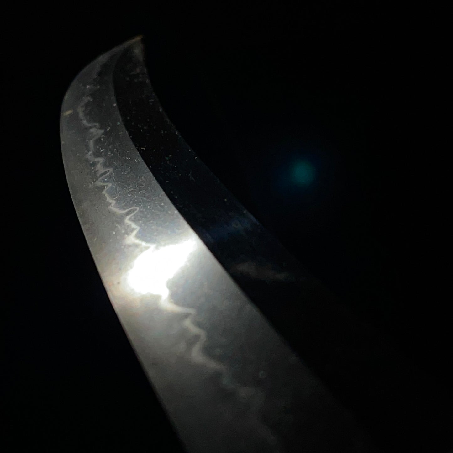 Shobuzukuri Wide Wakizashi, Osumizo Fujiwara Masahiro signed, with Shirasaya