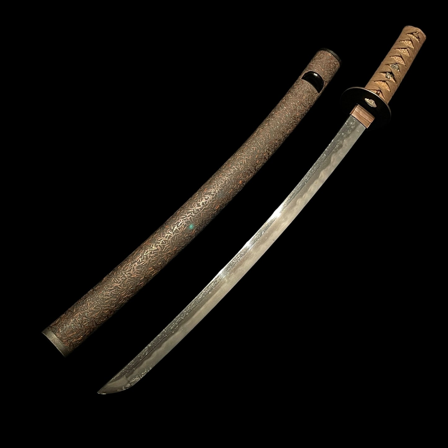 Gunome Hamon 互の目刃文 Wakizashi, Edo period mumei