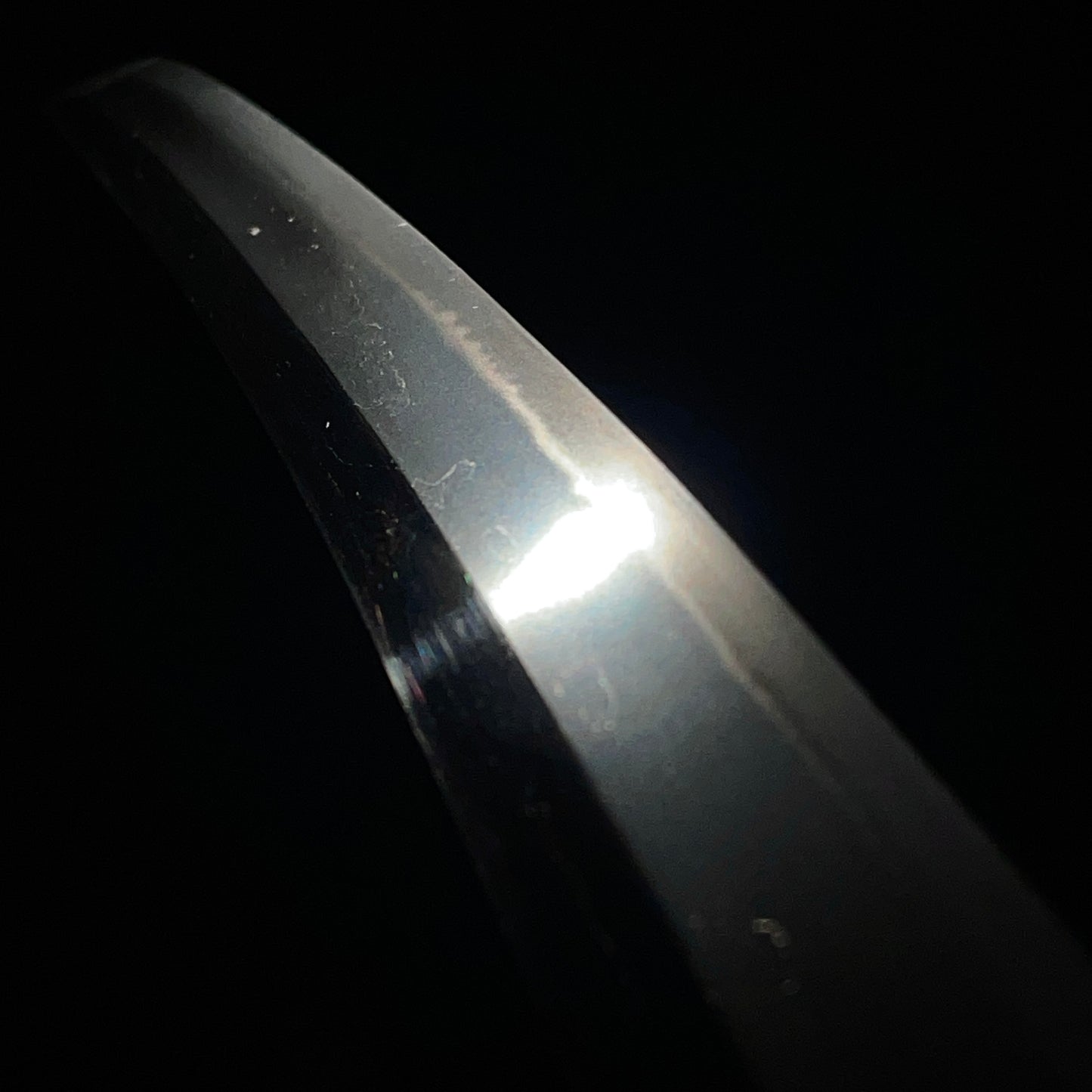 Hou 伯 signed WAKIZASHI, Raimon 雷紋 Kashira, Fuemaki-Zaya 笛巻鞘, Edo period