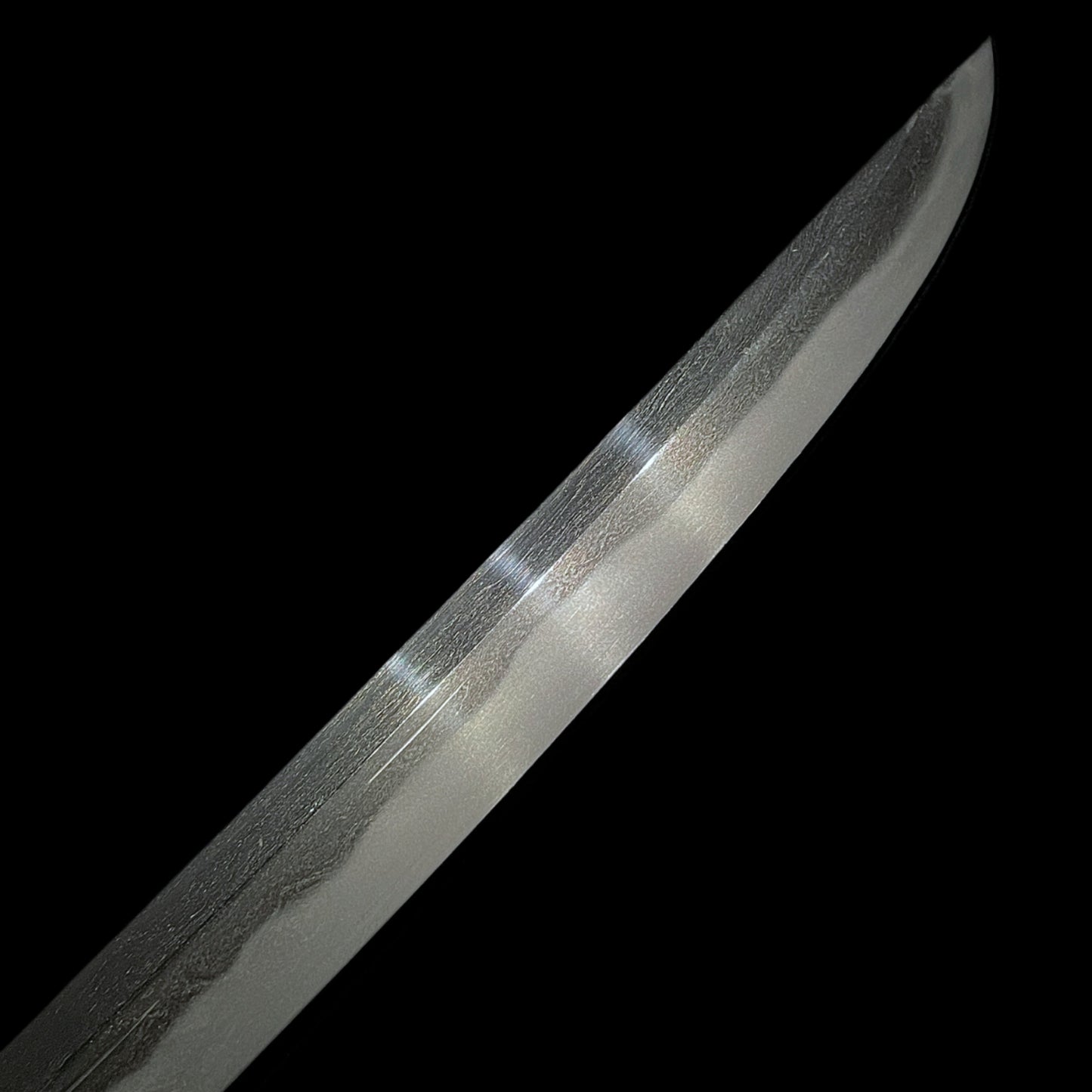Nagamaki Naoshi Wakizashi, Hadamono 肌物, Oosuriage mumei, Early Muromachi period