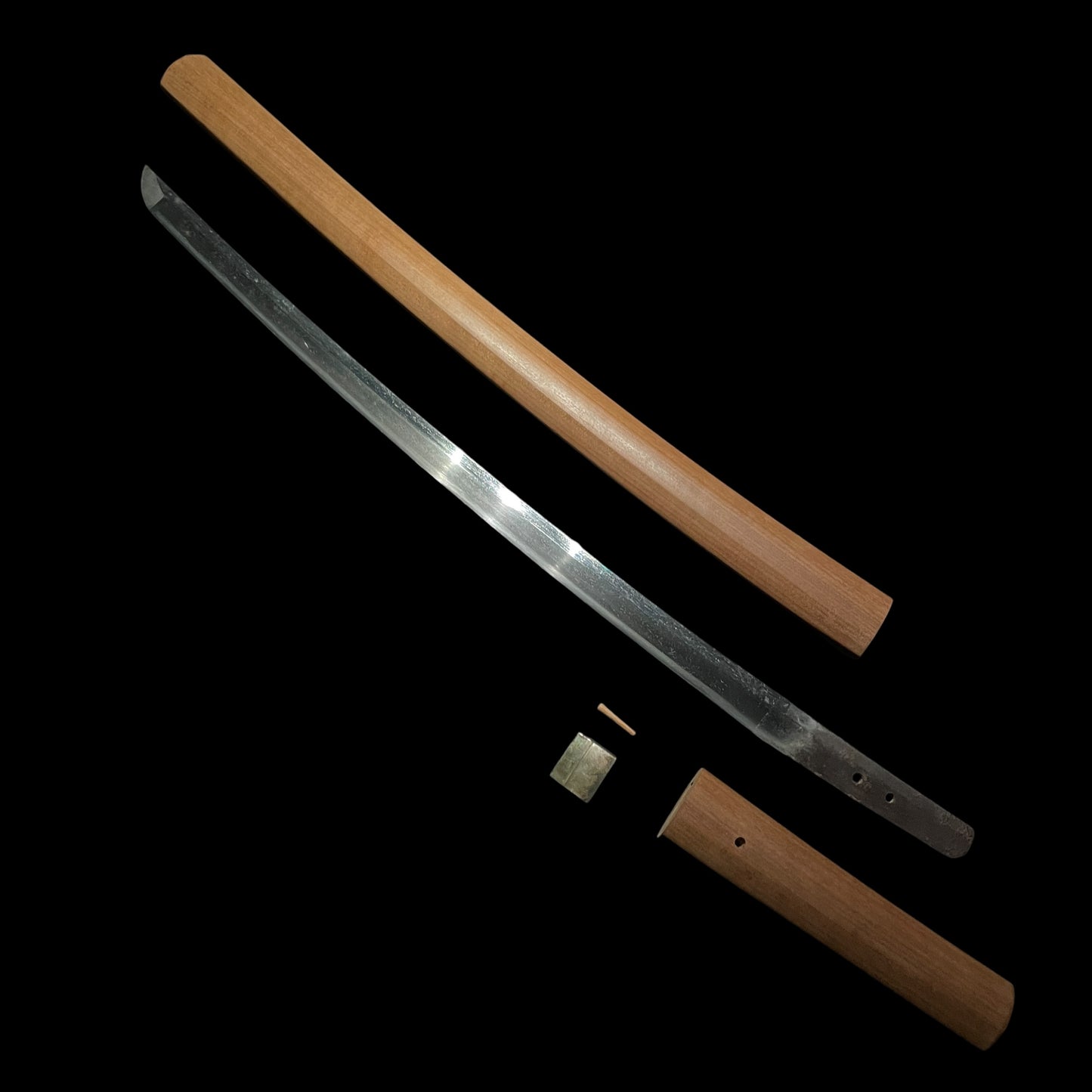 Long Wakizashi in Shirasaya, Edo period mumei, 502mm (19.76 in.)