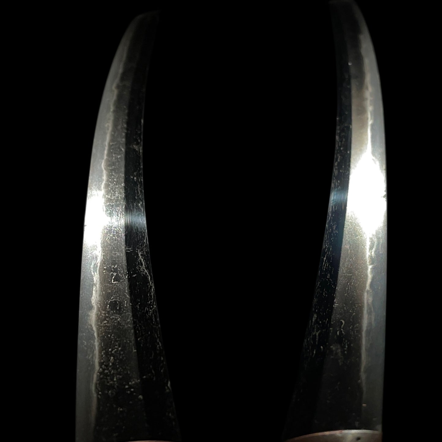 Short Wakizashi Flower Fuchikashira and Menuki, Edo period mumei