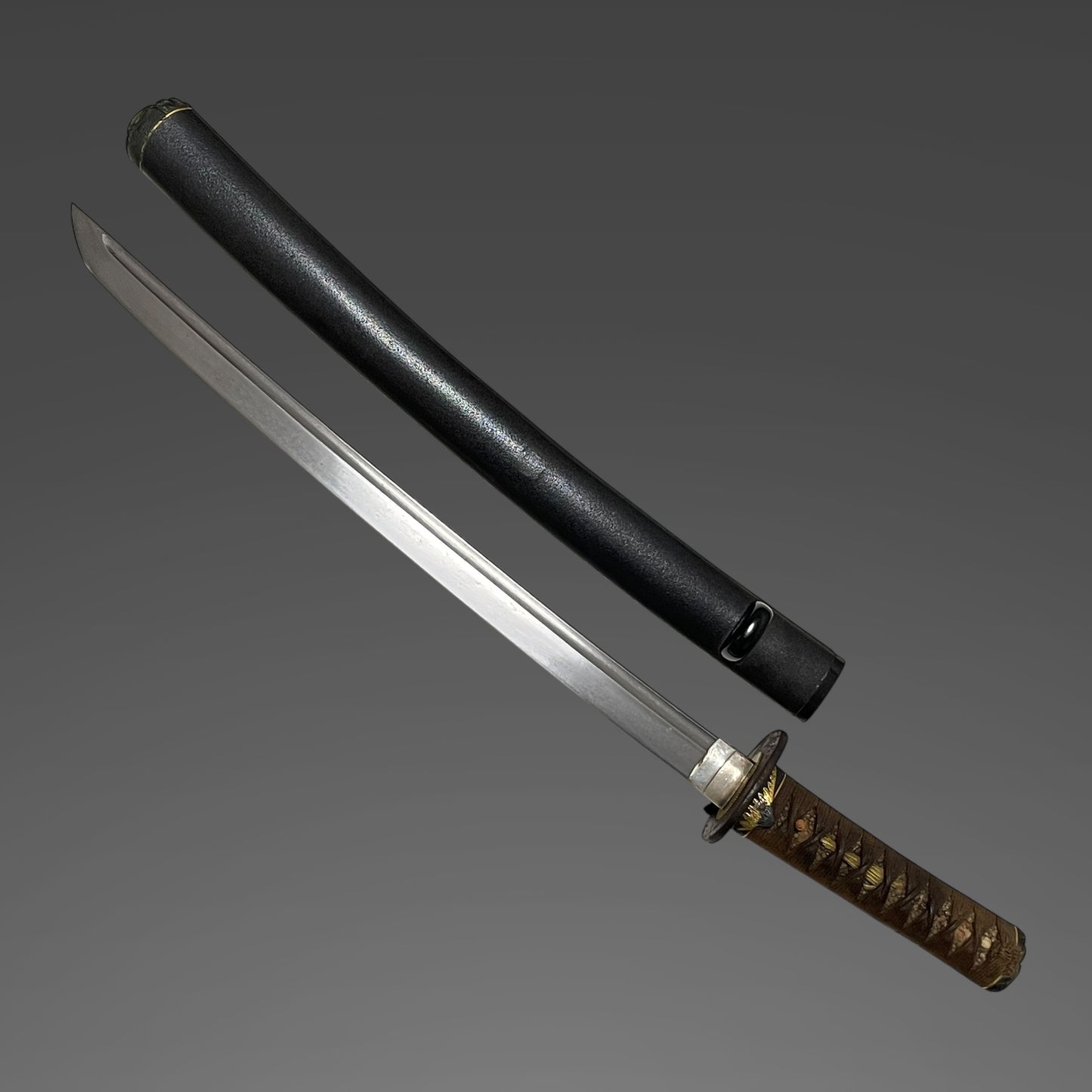 Mt.Fuji 富士山 Fittings Short WAKIZASHI, Edo period mumei