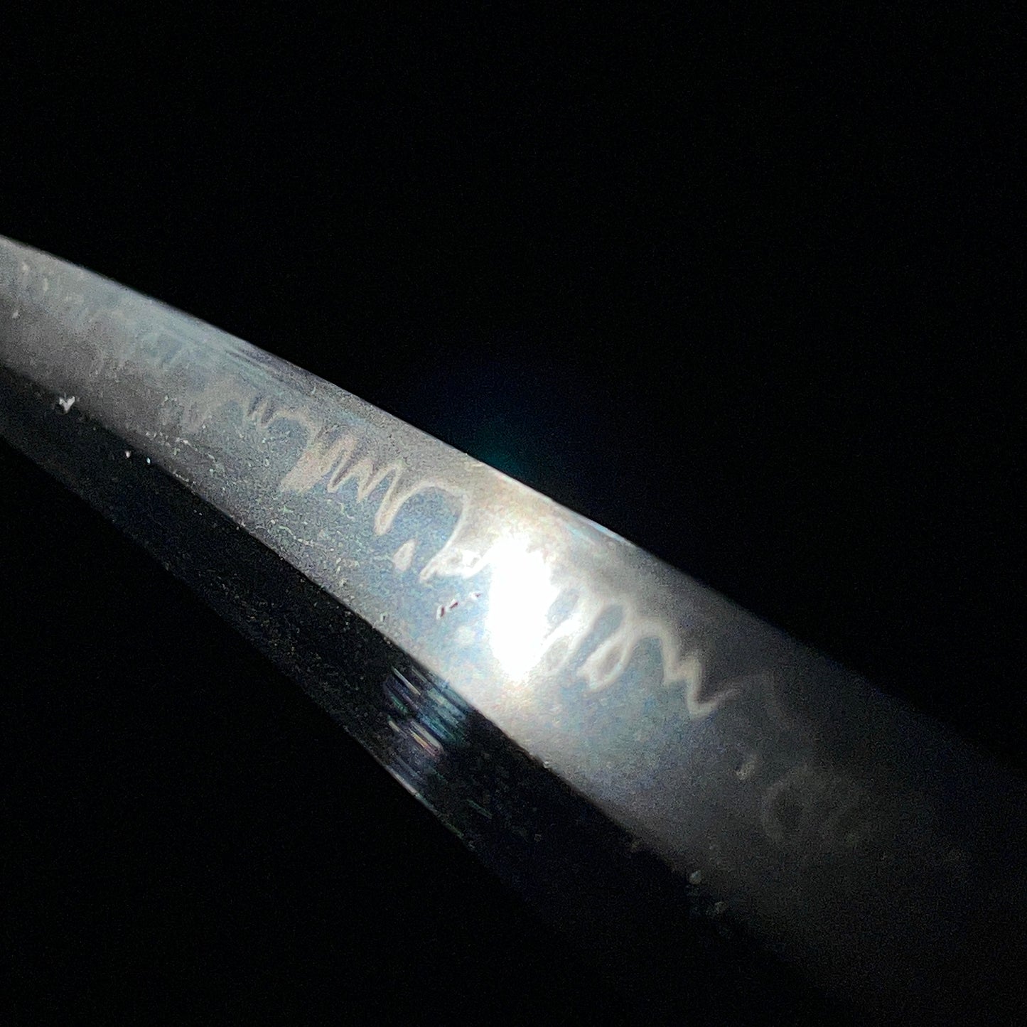 Amazing Hamon Wakizashi, Wide and Thick Blade, Edo period mumei