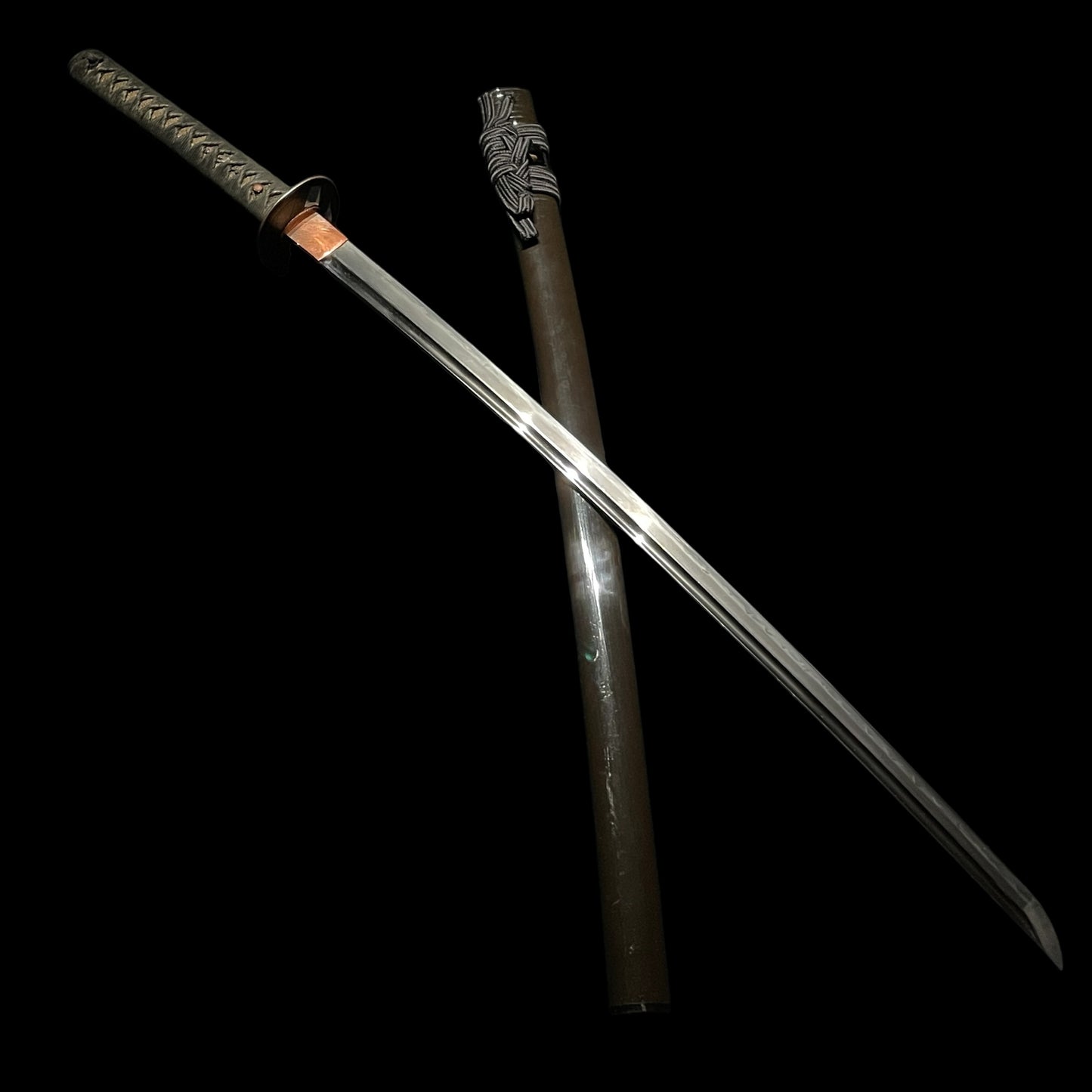 Long IAITO KATANA, Bo-hi 棒樋, Wide and Thick blade, Late Edo period