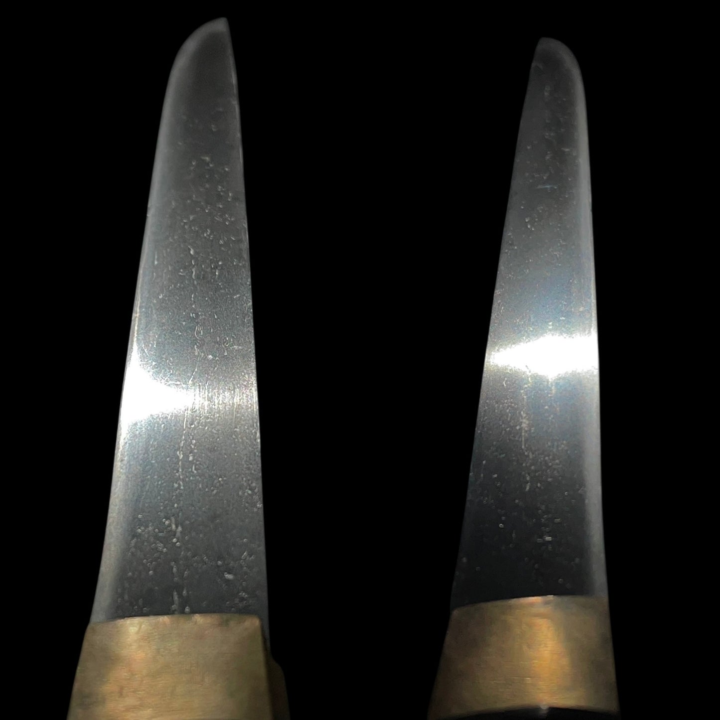 Nobukuni 信國 signed TANTO, Inlaid signature 象嵌銘, Sayagaki 鞘書, Muromachi period