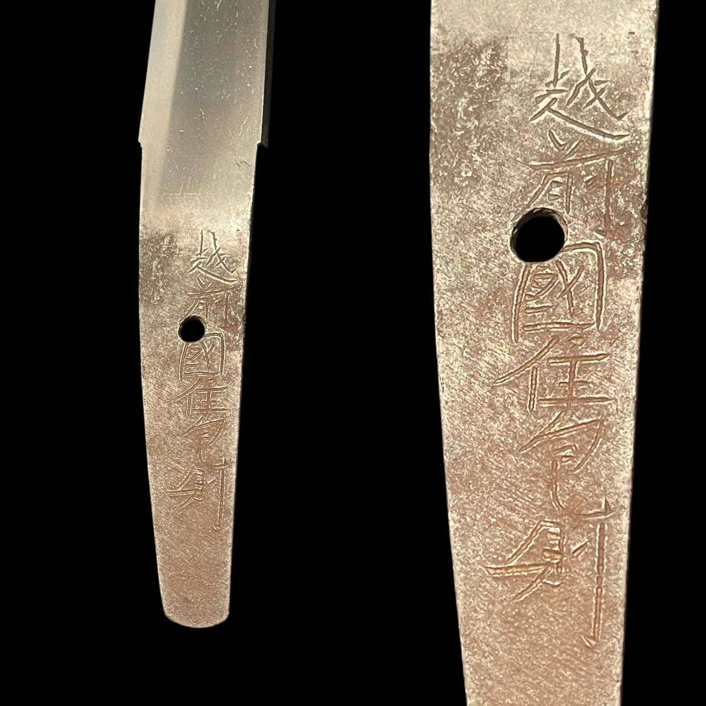 Wide Hirazukuri WAKIZASHI, Echizenkokuju Kanenori 越前国住包則 signed, Edo period