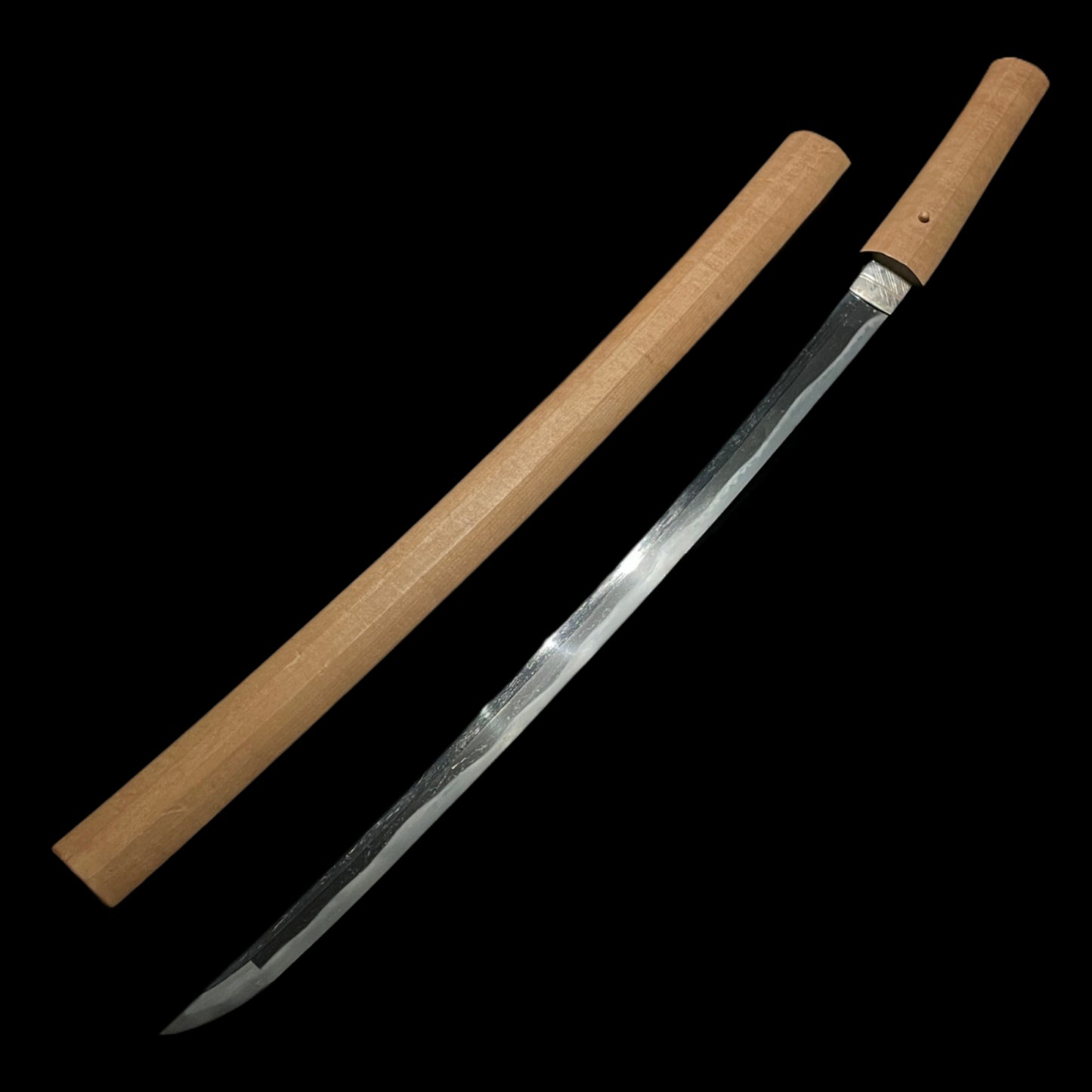 Midareba Polished Wakizashi, Edo period mumei