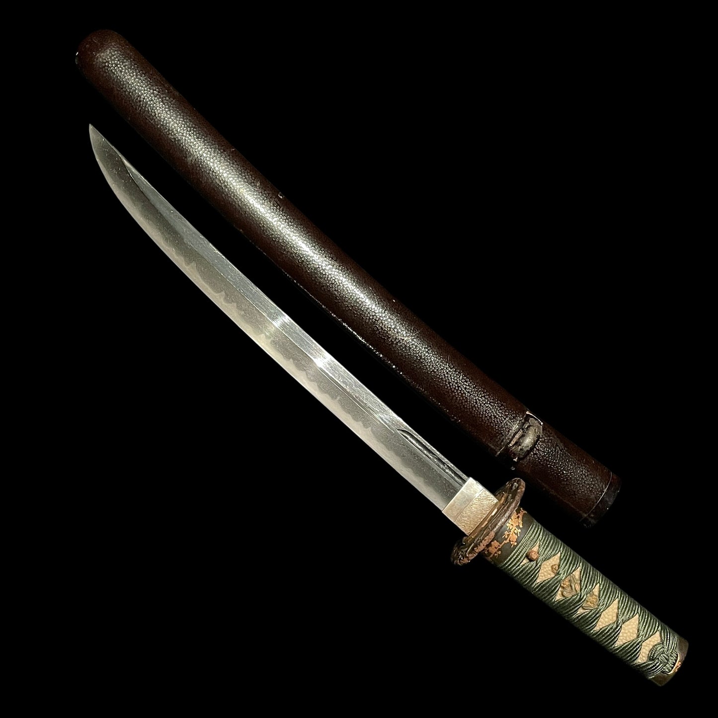 Naginata-Naoshi Zukuri 薙刀直造 Wakizashi, Miharaju Masaie 三原住正家 signed, Edo period