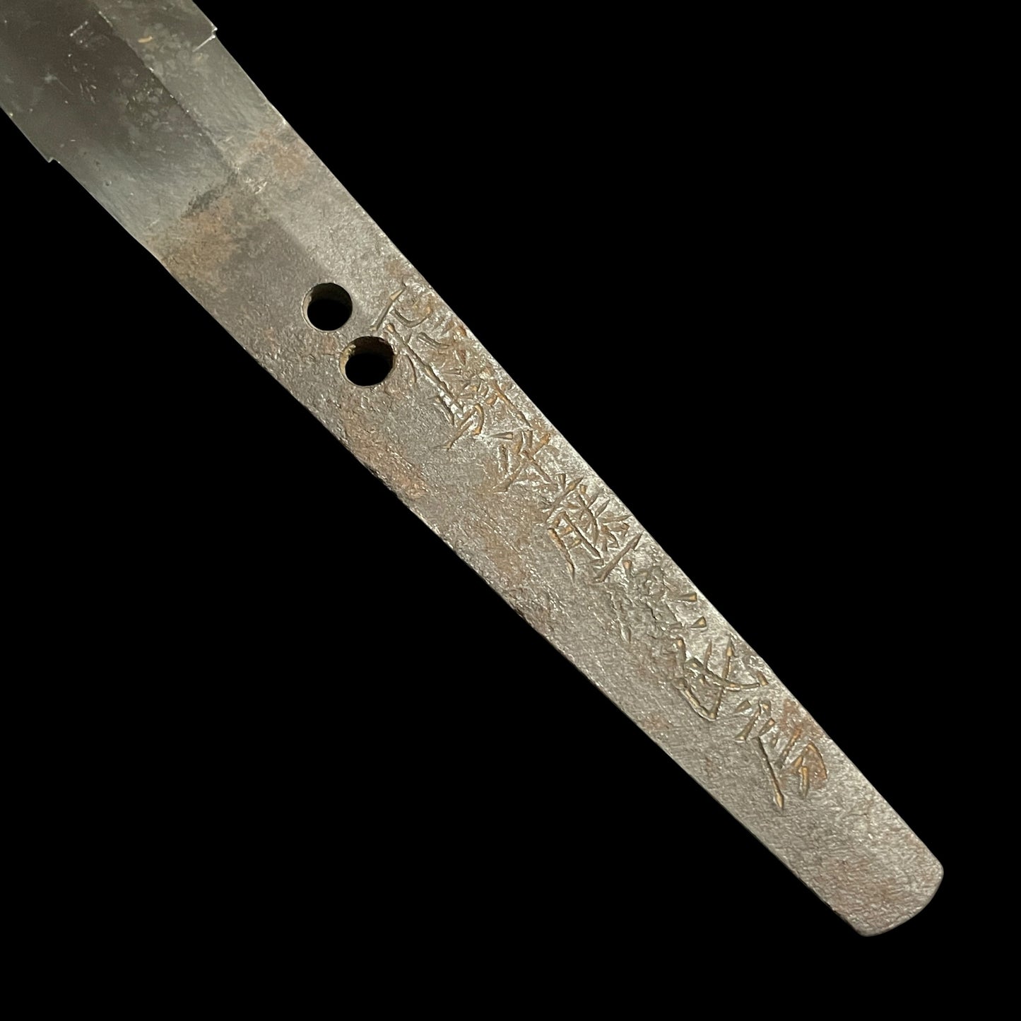 Hidanokami Fujiwara Ujifusa 飛騨守藤原氏房 signed Wakizashi, Horsetail Tsuba, Early Edo period