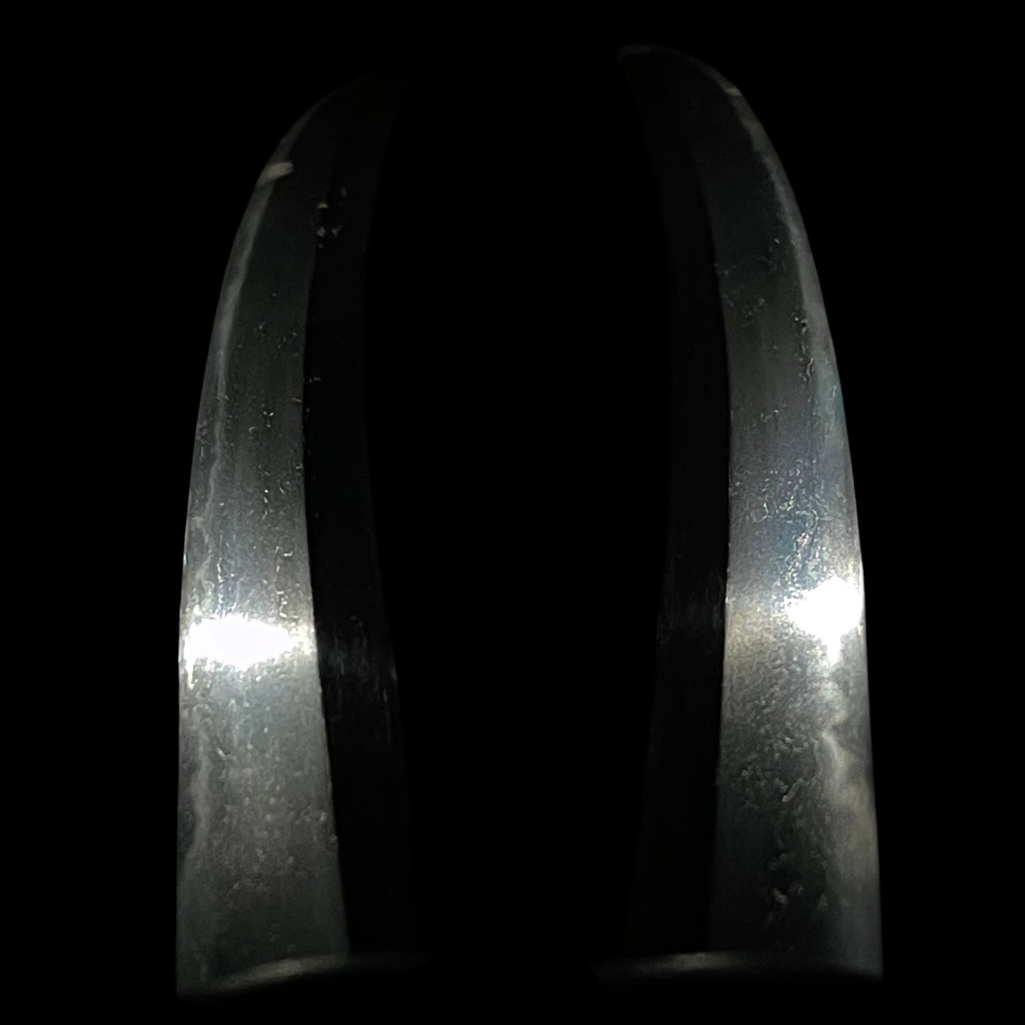 Naginata Naoshi 薙刀直し Wakizashi, Silver Fuchikashira, Muromachi period mumei