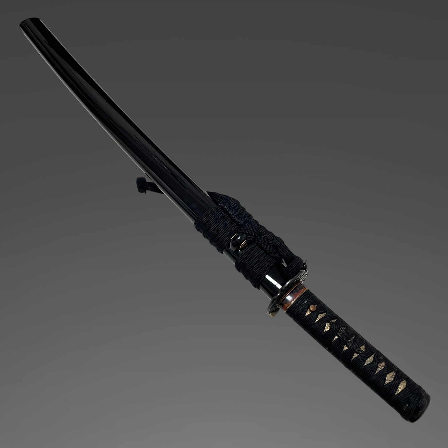 Bonji 梵字 Horimono Long Wakizashi, 石州直綱作之 太刀ヲスリ上ル 文化六年二月吉日 signed, Edo period