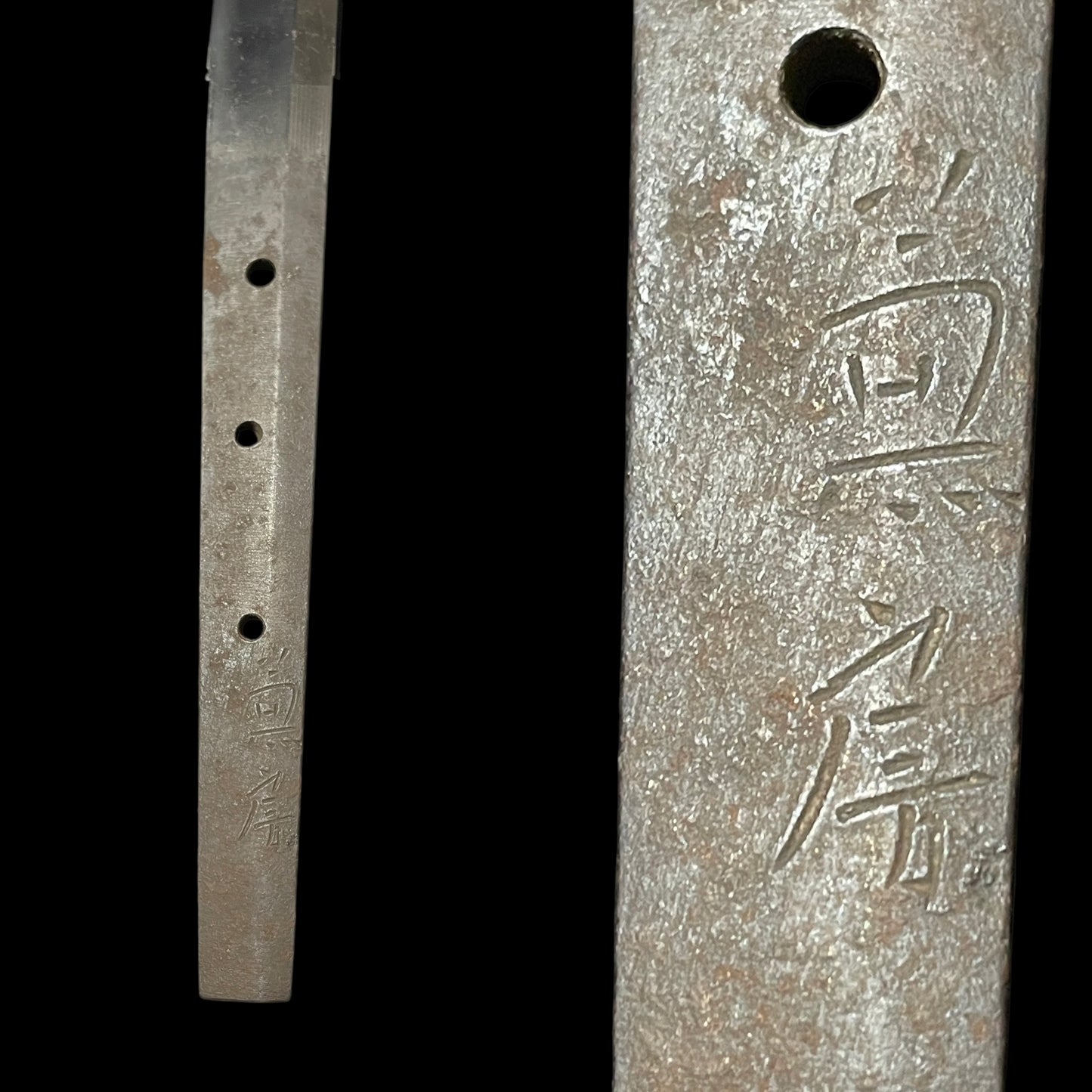 Kanefusa 兼房 signed KATANA, Amazing Hamon, Gold inlay TSUBA, Muromachi period