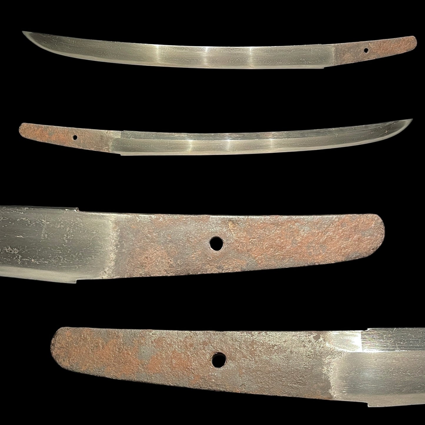 Rare style KATAHIRA-ZUKURI 片平造 Wakizashi, Muromachi period mumei