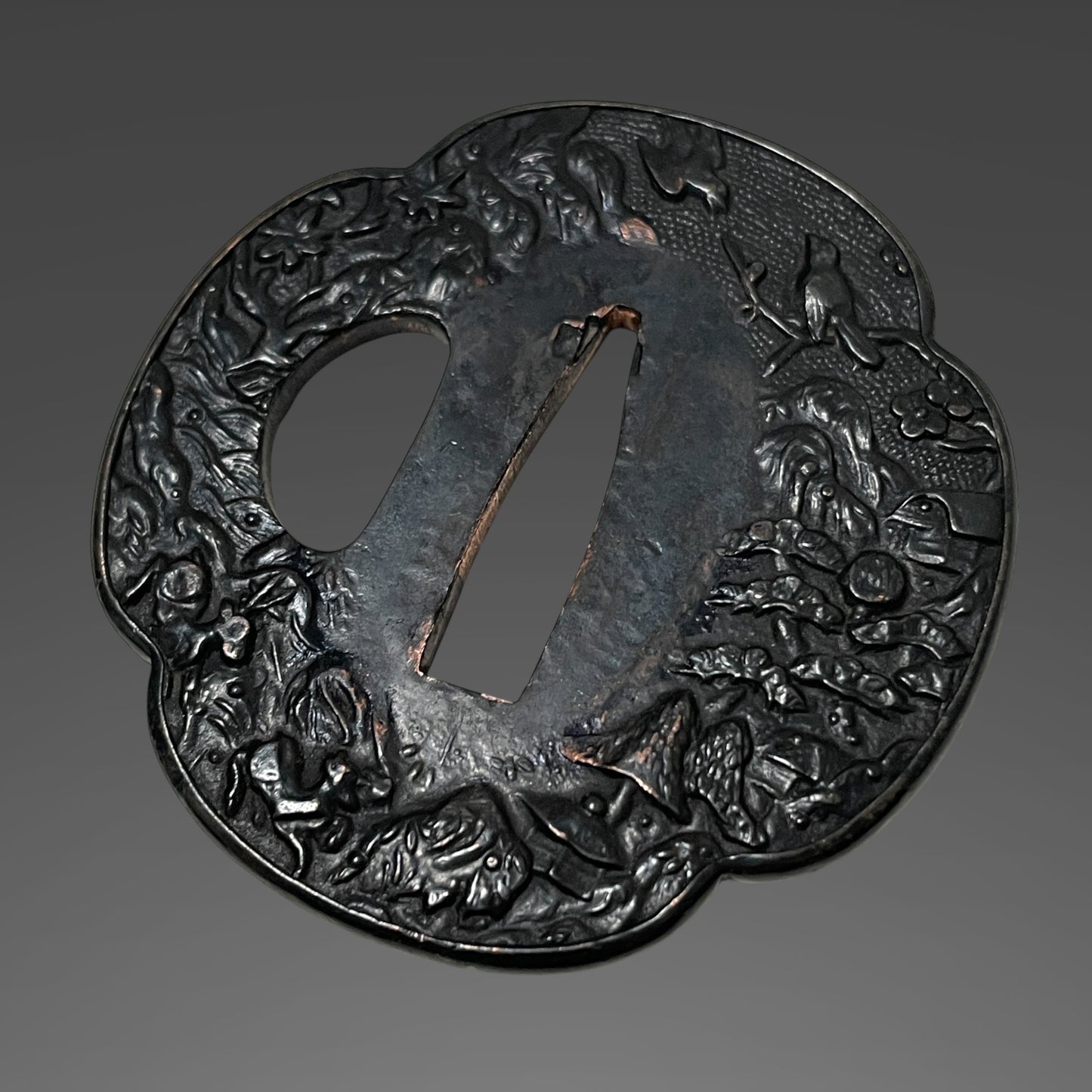 Bonji 梵字 Horimono Long Wakizashi, 石州直綱作之 太刀ヲスリ上ル 文化六年二月吉日 signed, Edo period